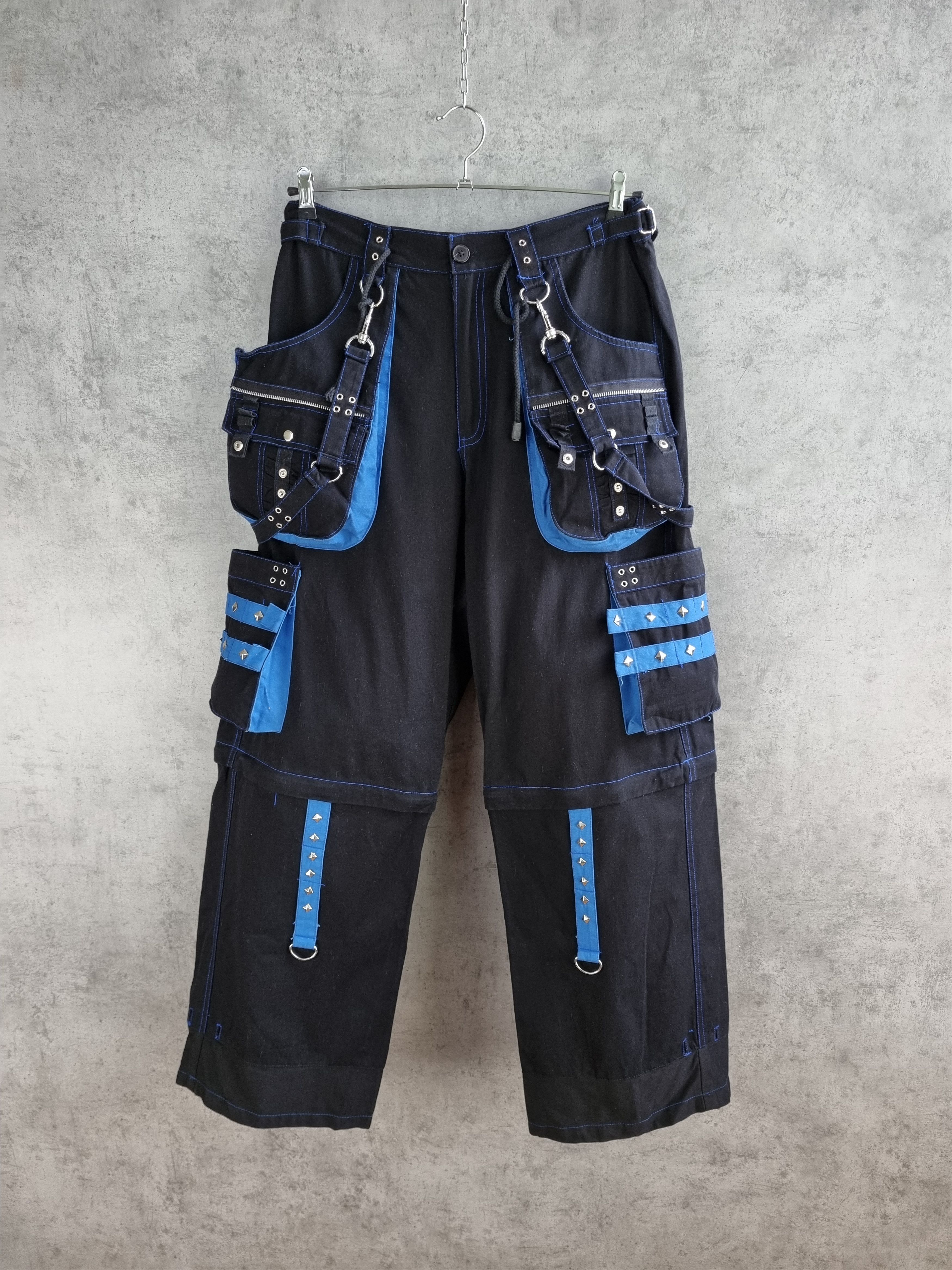 Japanese Brand Rare Dead Threads Parachute Punk Pants Size US 33 - 1 Thumbnail