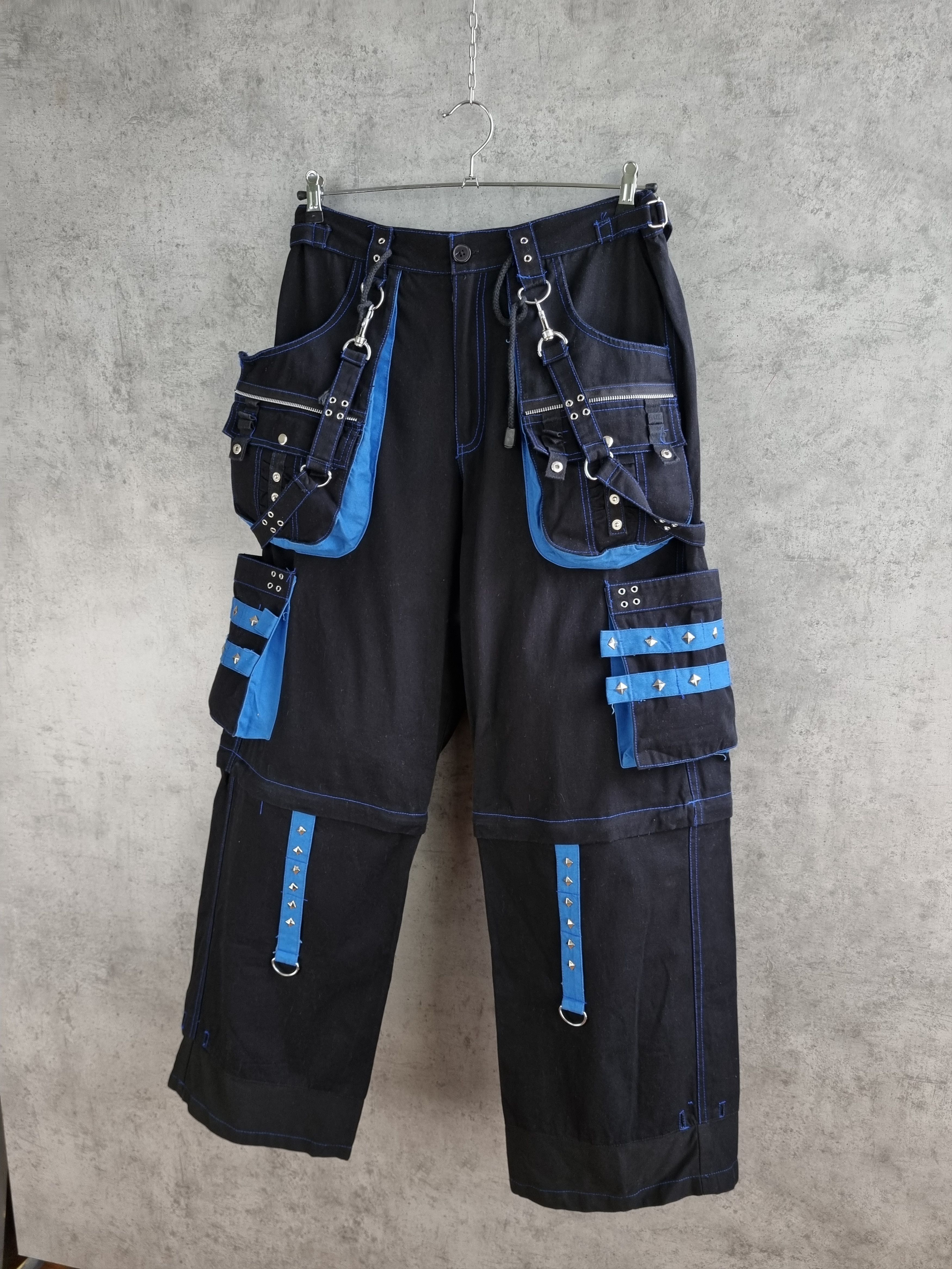 Japanese Brand Rare Dead Threads Parachute Punk Pants Size US 33 - 2 Thumbnail