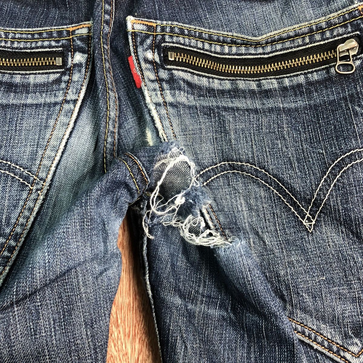 Levi's DLL 511 Levi's Strauss Vintage Blue Denim Jeans Pants #c125 Size US 30 / EU 46 - 9 Thumbnail