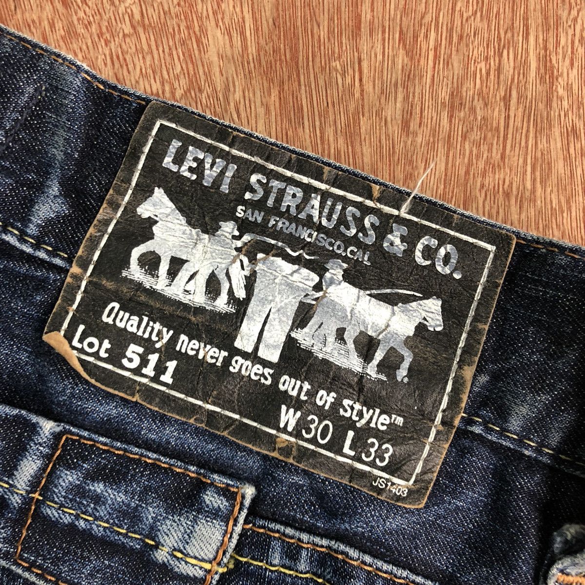 Levi's DLL 511 Levi's Strauss Vintage Blue Denim Jeans Pants #c125 Size US 30 / EU 46 - 12 Thumbnail