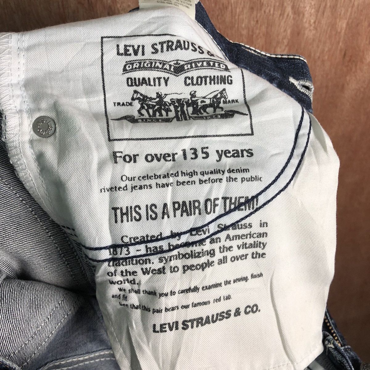 Levi's DLL 511 Levi's Strauss Vintage Blue Denim Jeans Pants #c125 Size US 30 / EU 46 - 15 Thumbnail