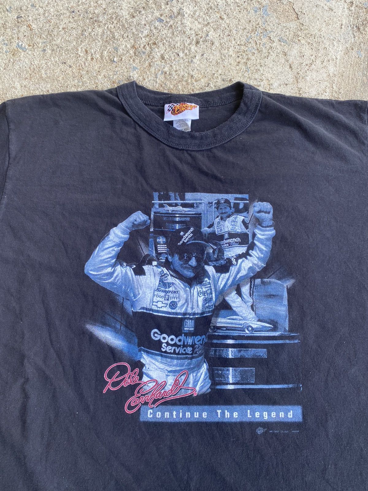 NASCAR × Vintage Vintage 90’s Dale Earnhardt Racing NASCAR Ringer Shirt Size US XXL / EU 58 / 5 - 2 Thumbnail