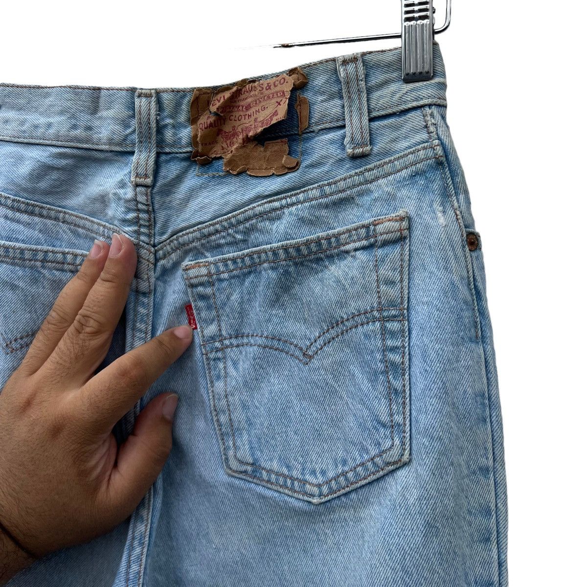 Levi's VINTAGE LEVI’S JEANS DENIM FULL PRINT SUN FLOWERS Size 30" / US 8 / IT 44 - 10 Thumbnail