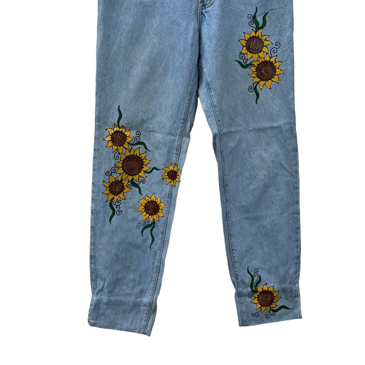 Levi's VINTAGE LEVI’S JEANS DENIM FULL PRINT SUN FLOWERS Size 30" / US 8 / IT 44 - 4 Thumbnail