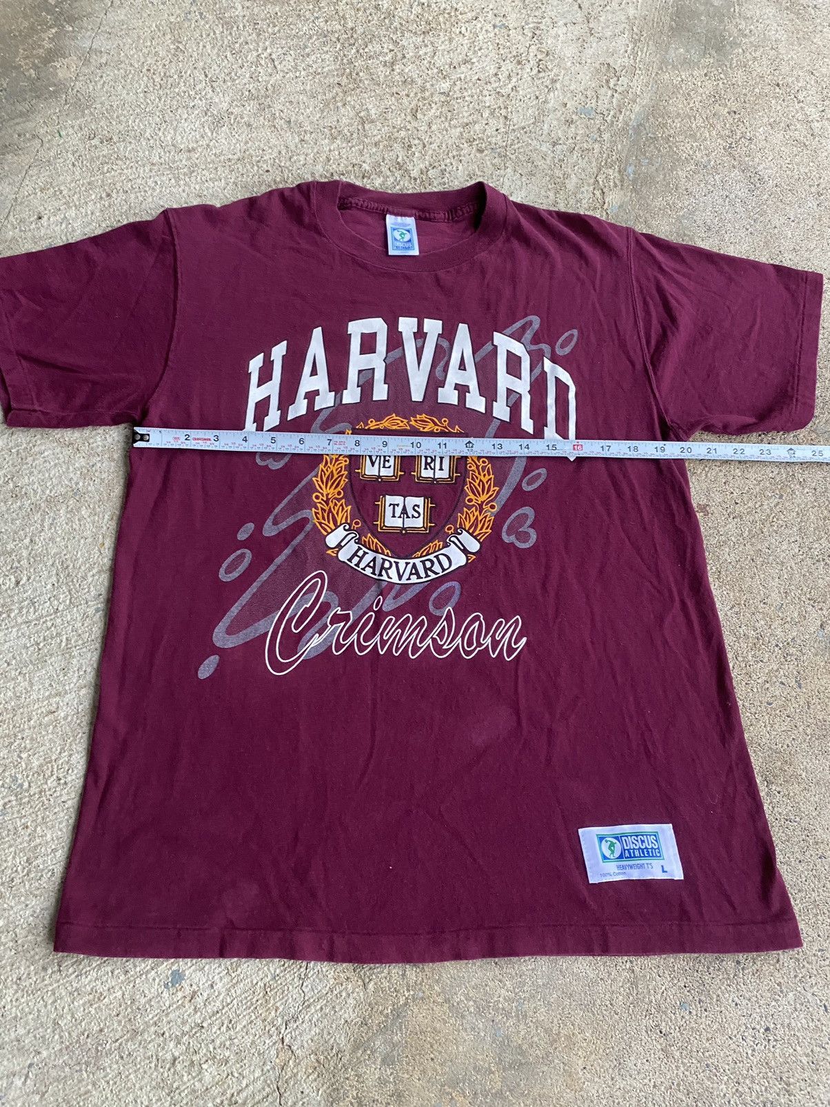 Vintage Vintage 90’s Harvard University Single Stitch Shirt Size US L / EU 52-54 / 3 - 8 Thumbnail