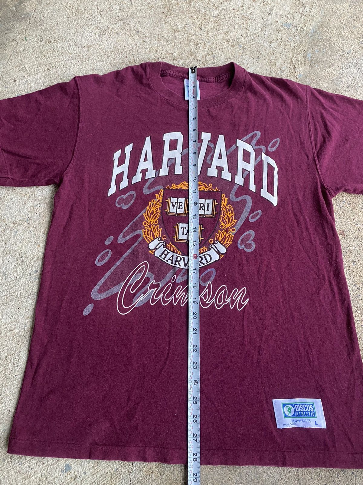 Vintage Vintage 90’s Harvard University Single Stitch Shirt Size US L / EU 52-54 / 3 - 7 Thumbnail