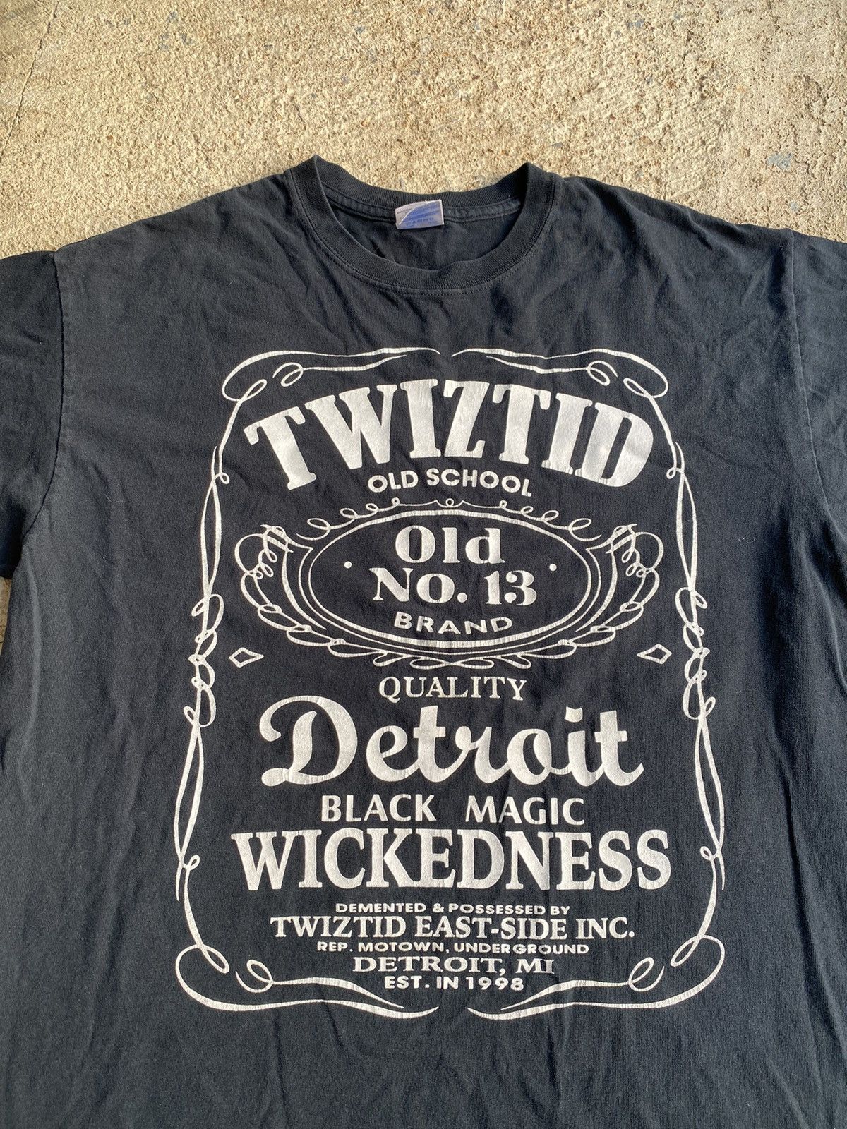 Band Tees × Vintage Vintage Y2K Twizted ICP Juggalo Jack Danials Parody Shirt Size US L / EU 52-54 / 3 - 2 Thumbnail