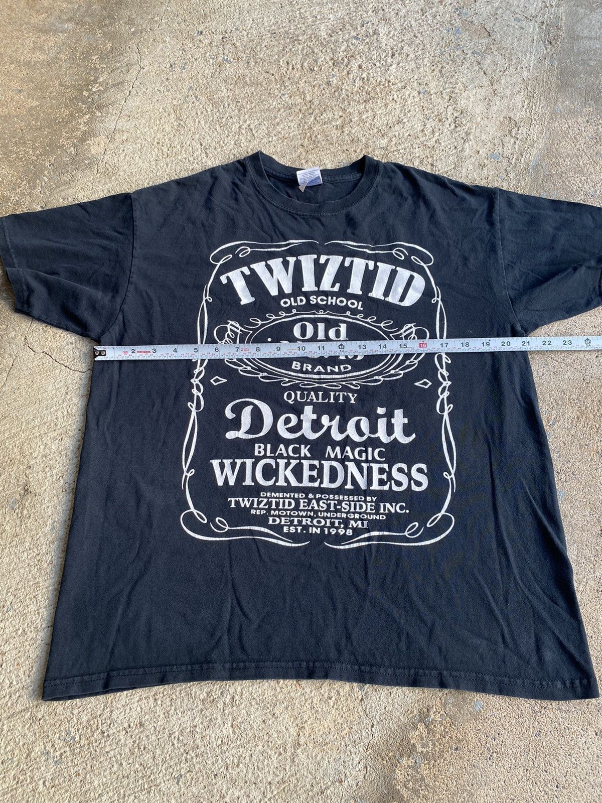 Band Tees × Vintage Vintage Y2K Twizted ICP Juggalo Jack Danials Parody Shirt Size US L / EU 52-54 / 3 - 10 Thumbnail