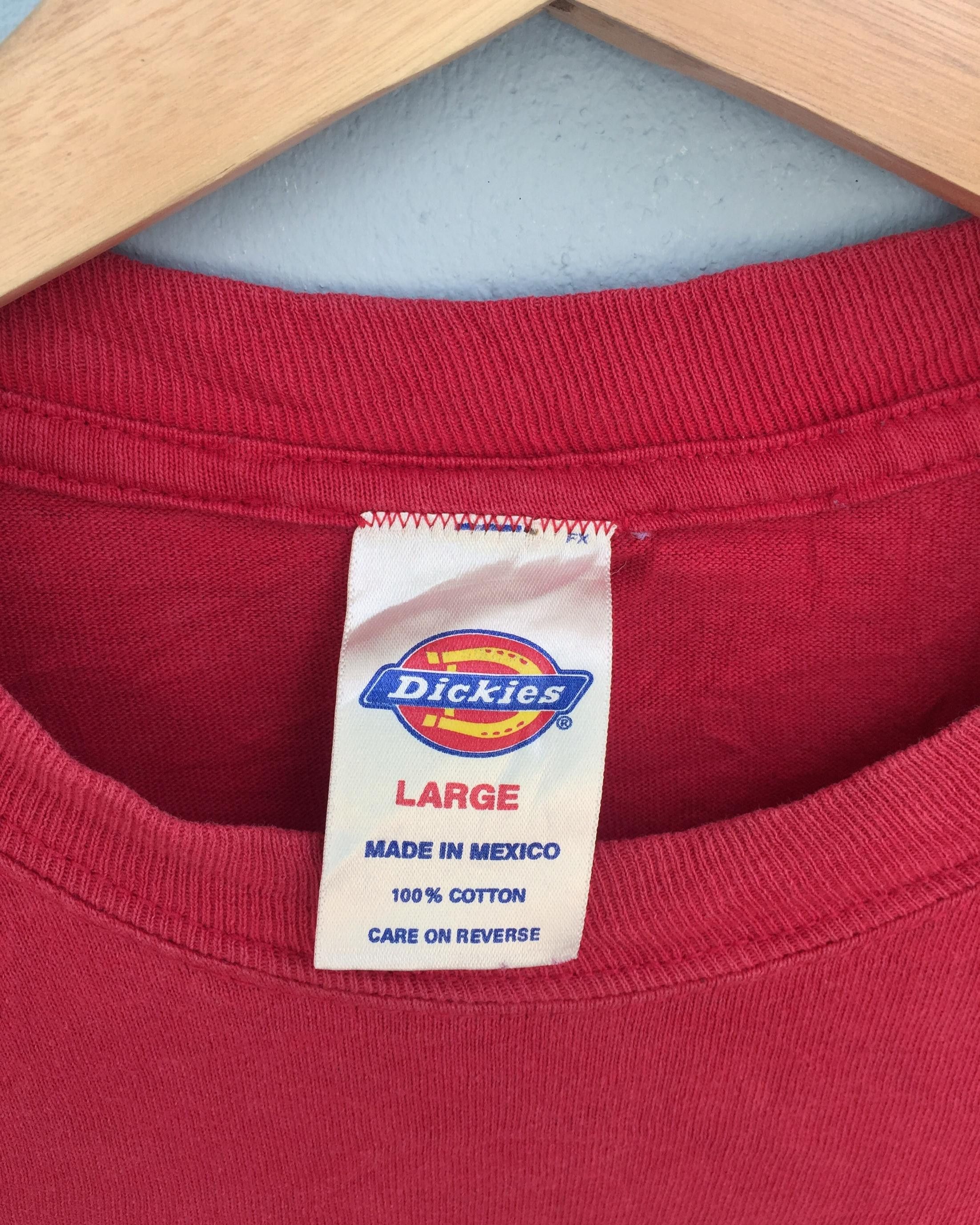Dickies Rare Vintage 90s Dickies Tees / Big logo spellout Size US L / EU 52-54 / 3 - 8 Thumbnail