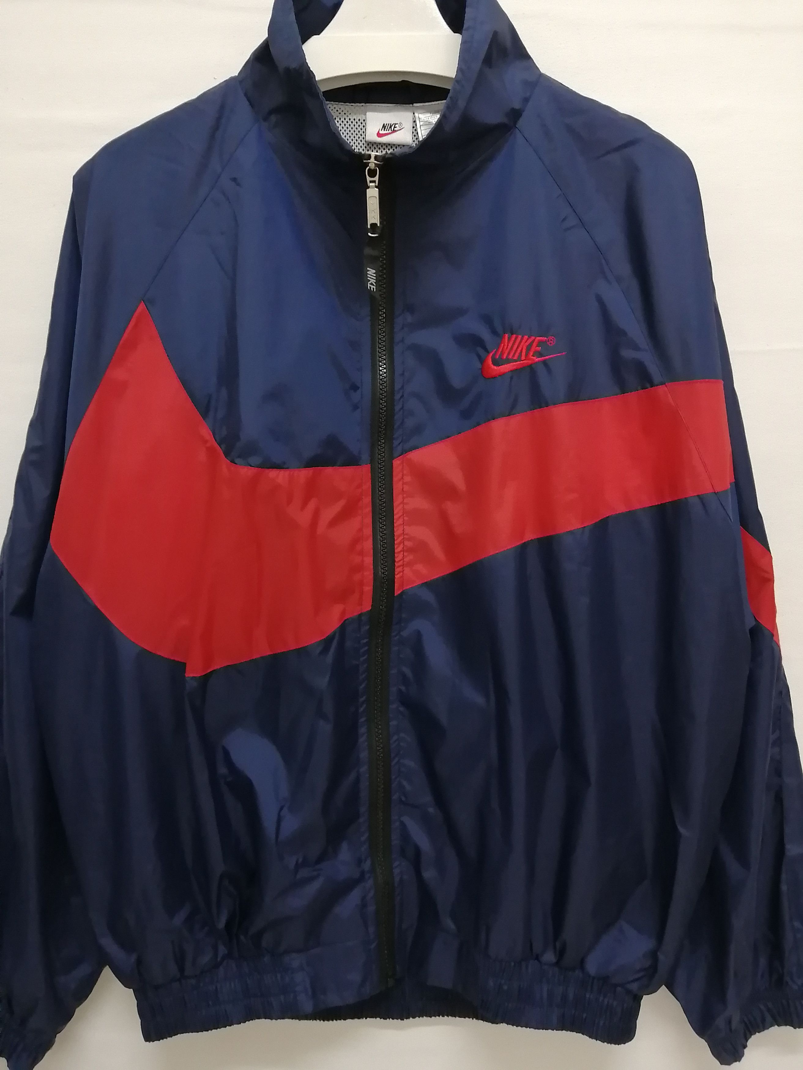 Nike Vintage NIKE Big Swoosh Windbreaker Jacket Size US M / EU 48-50 / 2 - 11 Thumbnail