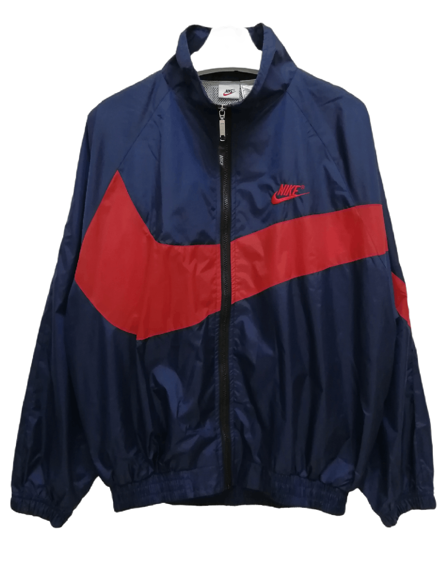 Nike Vintage NIKE Big Swoosh Windbreaker Jacket Size US M / EU 48-50 / 2 - 1 Thumbnail
