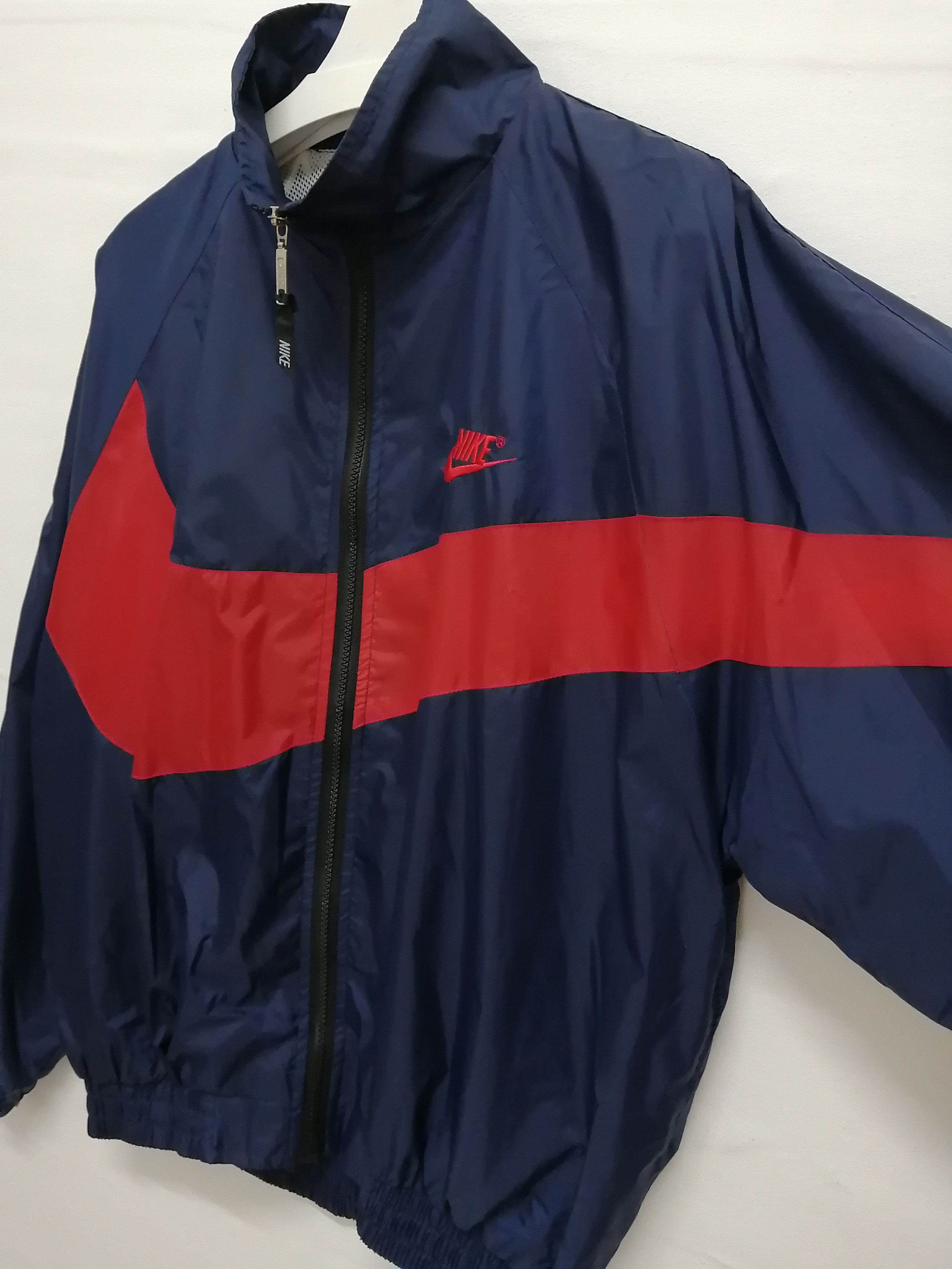 Nike Vintage NIKE Big Swoosh Windbreaker Jacket Size US M / EU 48-50 / 2 - 5 Thumbnail