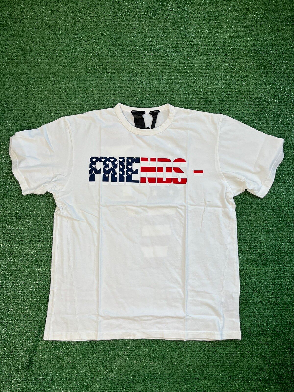 Pre-owned Vlone Usa Friends T In White