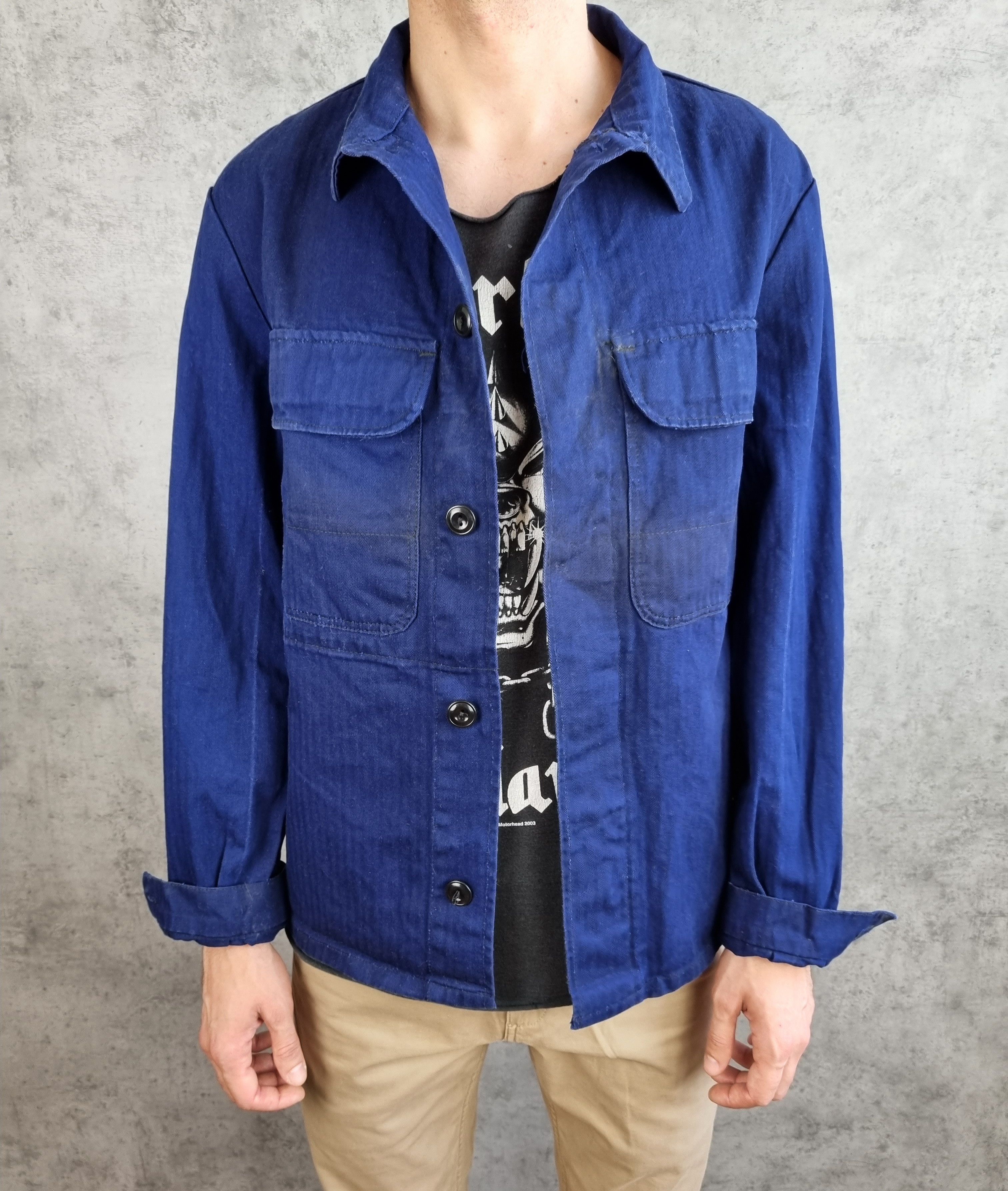 Le Laboureur × Vetra 60s Sanfor Chore Workers Jacket Used Size US M / EU 48-50 / 2 - 2 Thumbnail