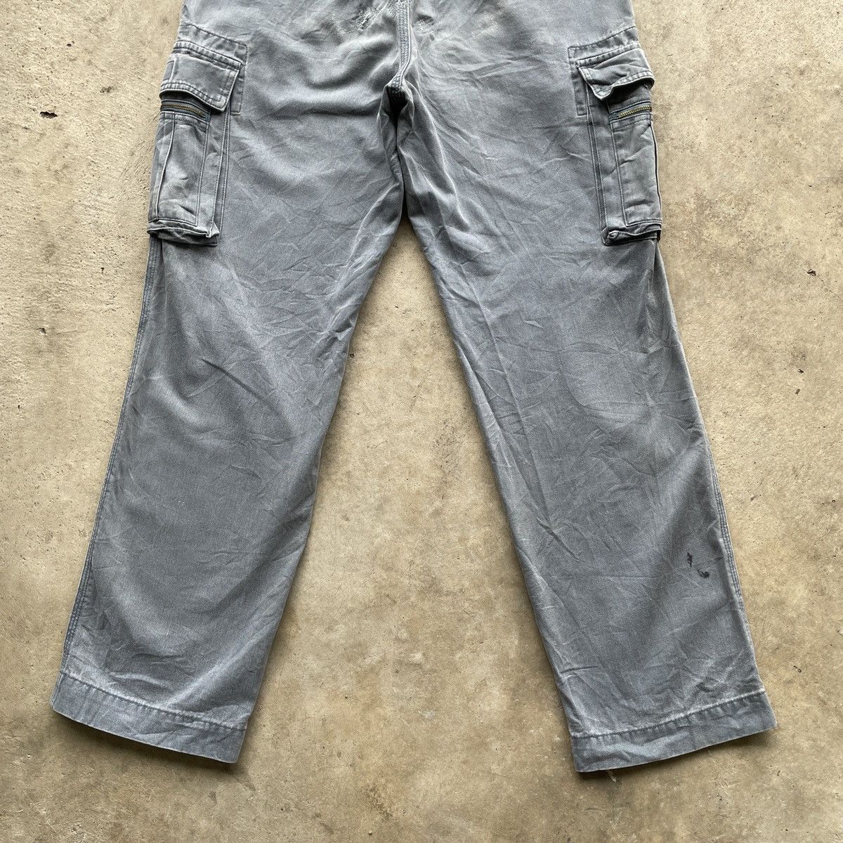 Japanese Brand Vintage Grancisco Faded 9 Pocket Dirty Tactical Cargo Pants Size US 30 / EU 46 - 12 Thumbnail