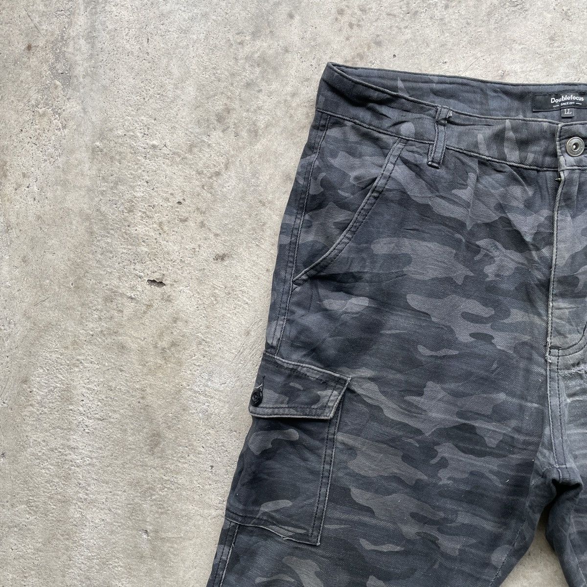 Japanese Brand W34x32💥 Double Focus Japan Faded Multipocket Cargo Pants Size US 34 / EU 50 - 4 Thumbnail