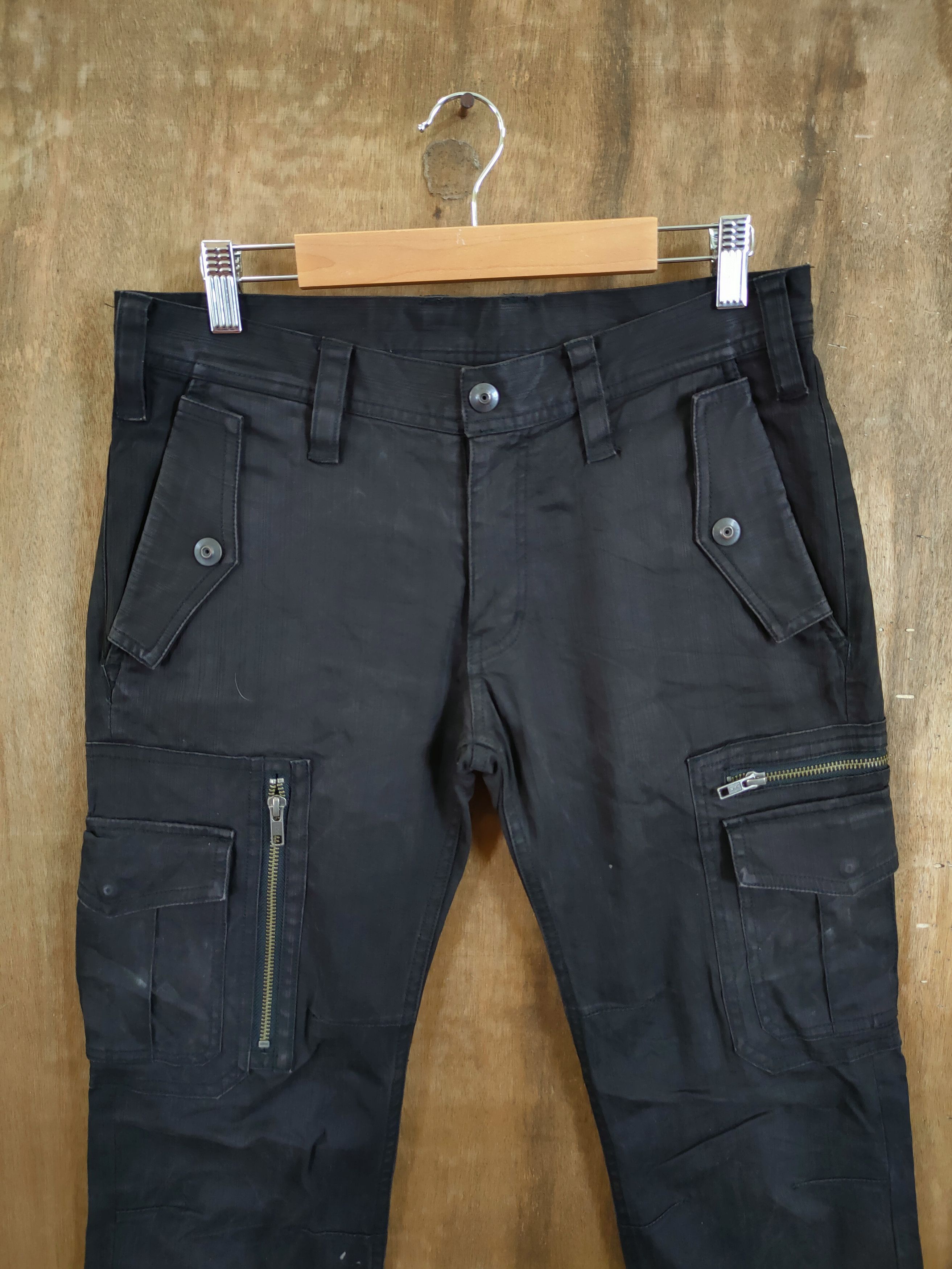 Hypebeast ABX multipocket utility tactical cargo pants #46-799 Size US 30 / EU 46 - 3 Thumbnail