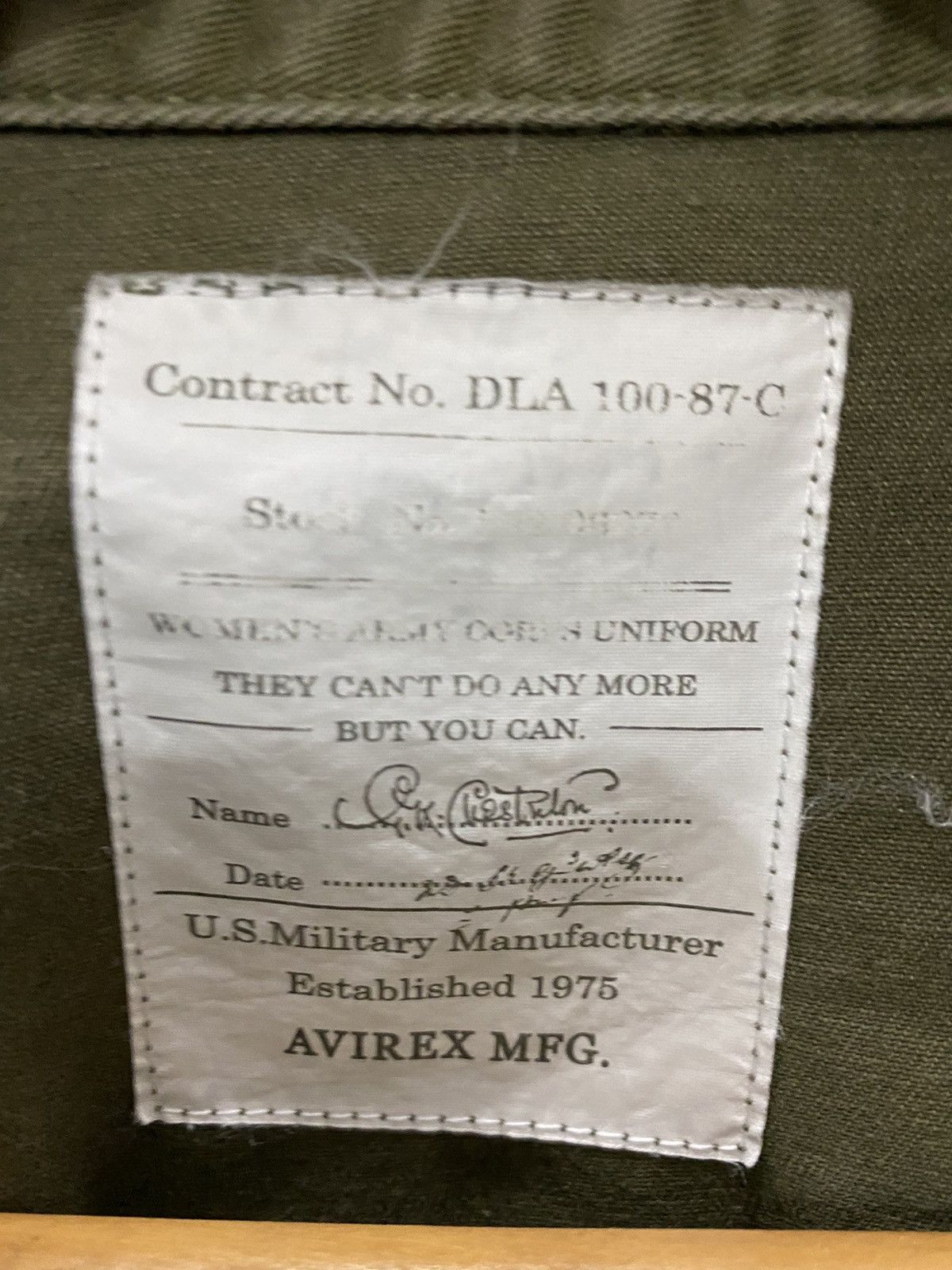 Avirex AVIREX MILITARY JACKET STYLE Size US M / EU 48-50 / 2 - 7 Thumbnail