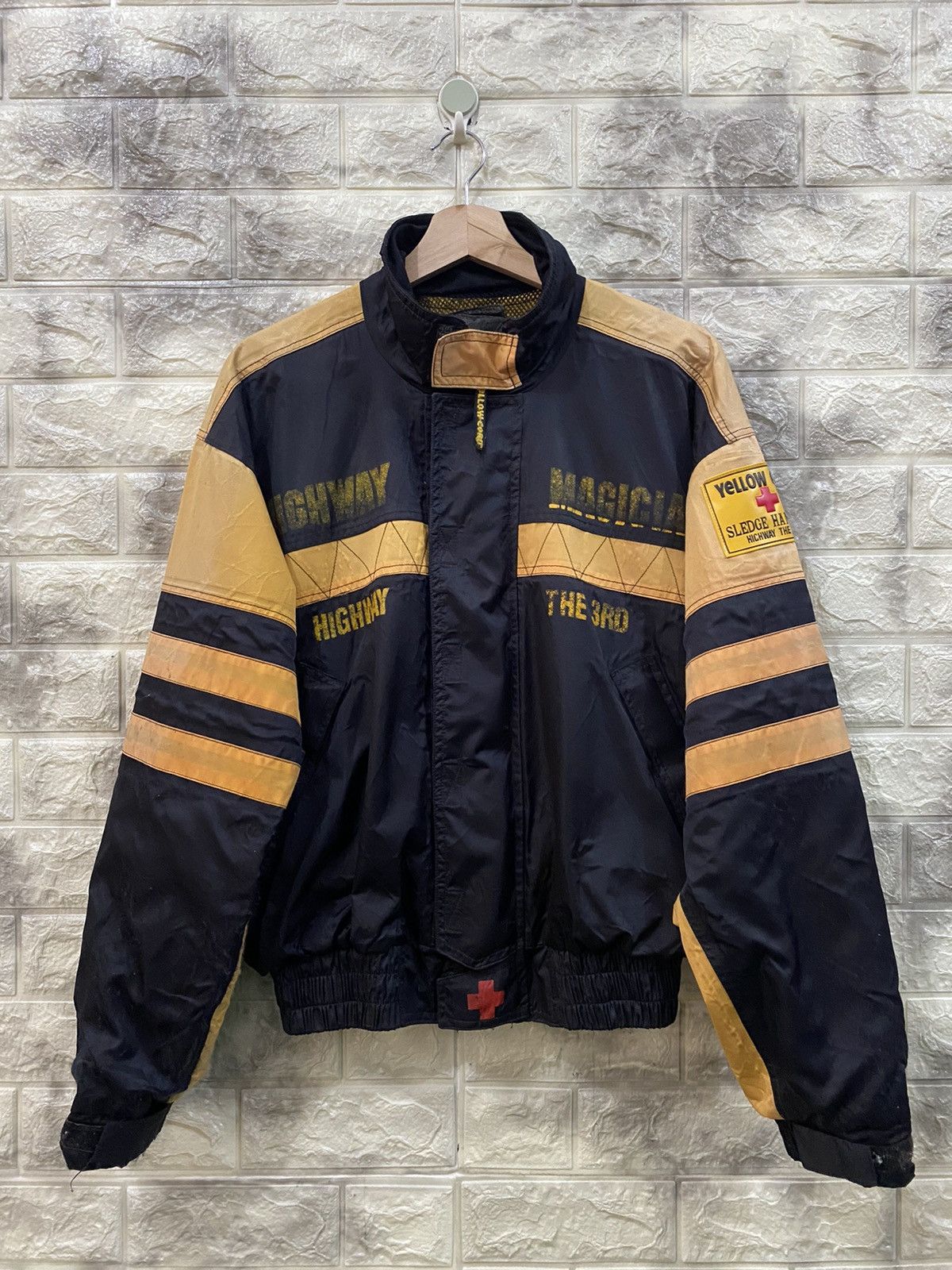Vintage × YELLOW CORN Vintage Yellow Corn Biker Jacket Size US L / EU 52-54 / 3 - 3 Thumbnail