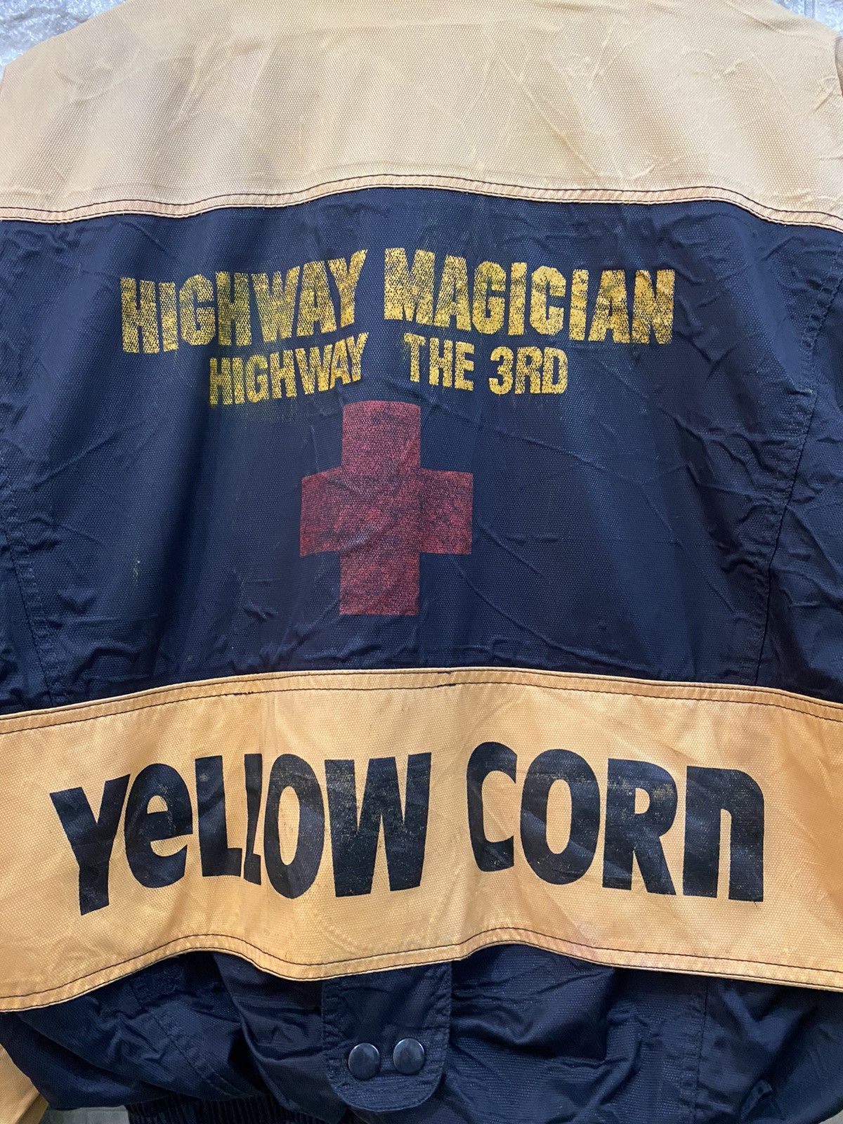 Vintage × YELLOW CORN Vintage Yellow Corn Biker Jacket Size US L / EU 52-54 / 3 - 10 Thumbnail