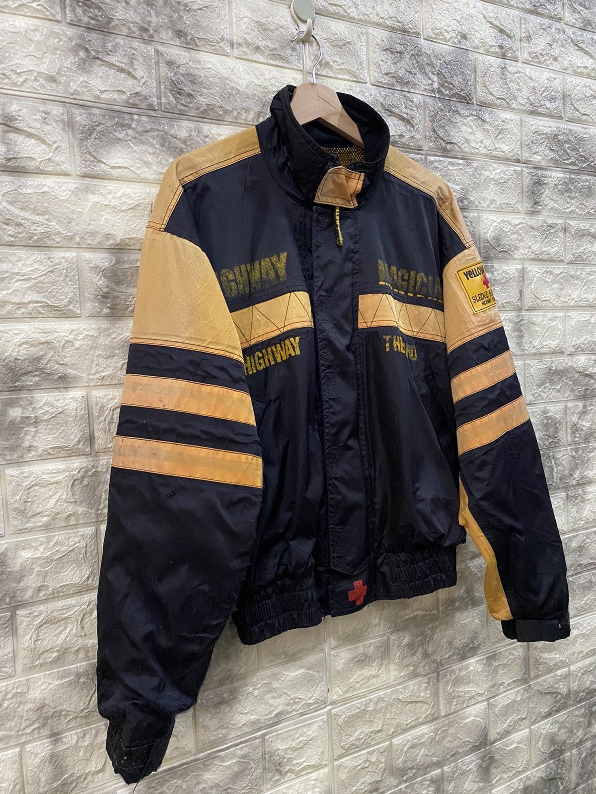 Vintage × YELLOW CORN Vintage Yellow Corn Biker Jacket Size US L / EU 52-54 / 3 - 5 Thumbnail