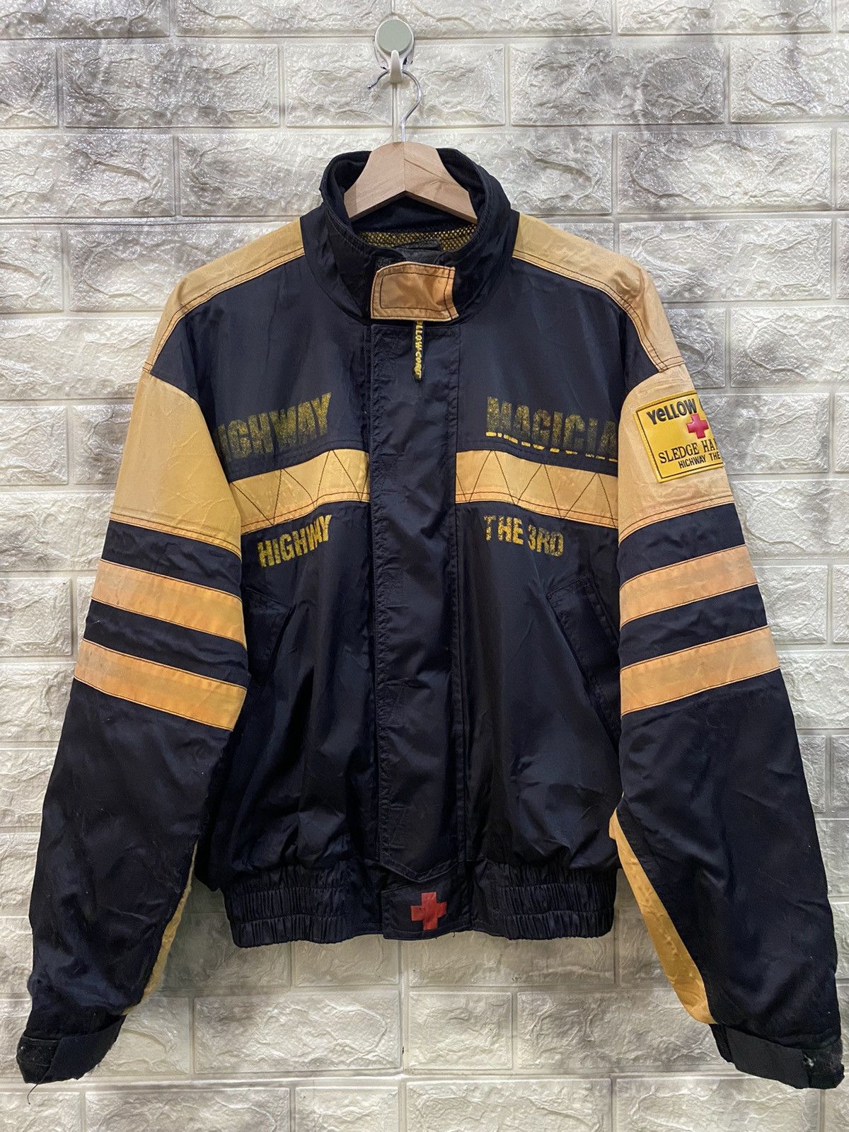 Vintage × YELLOW CORN Vintage Yellow Corn Biker Jacket Size US L / EU 52-54 / 3 - 2 Thumbnail