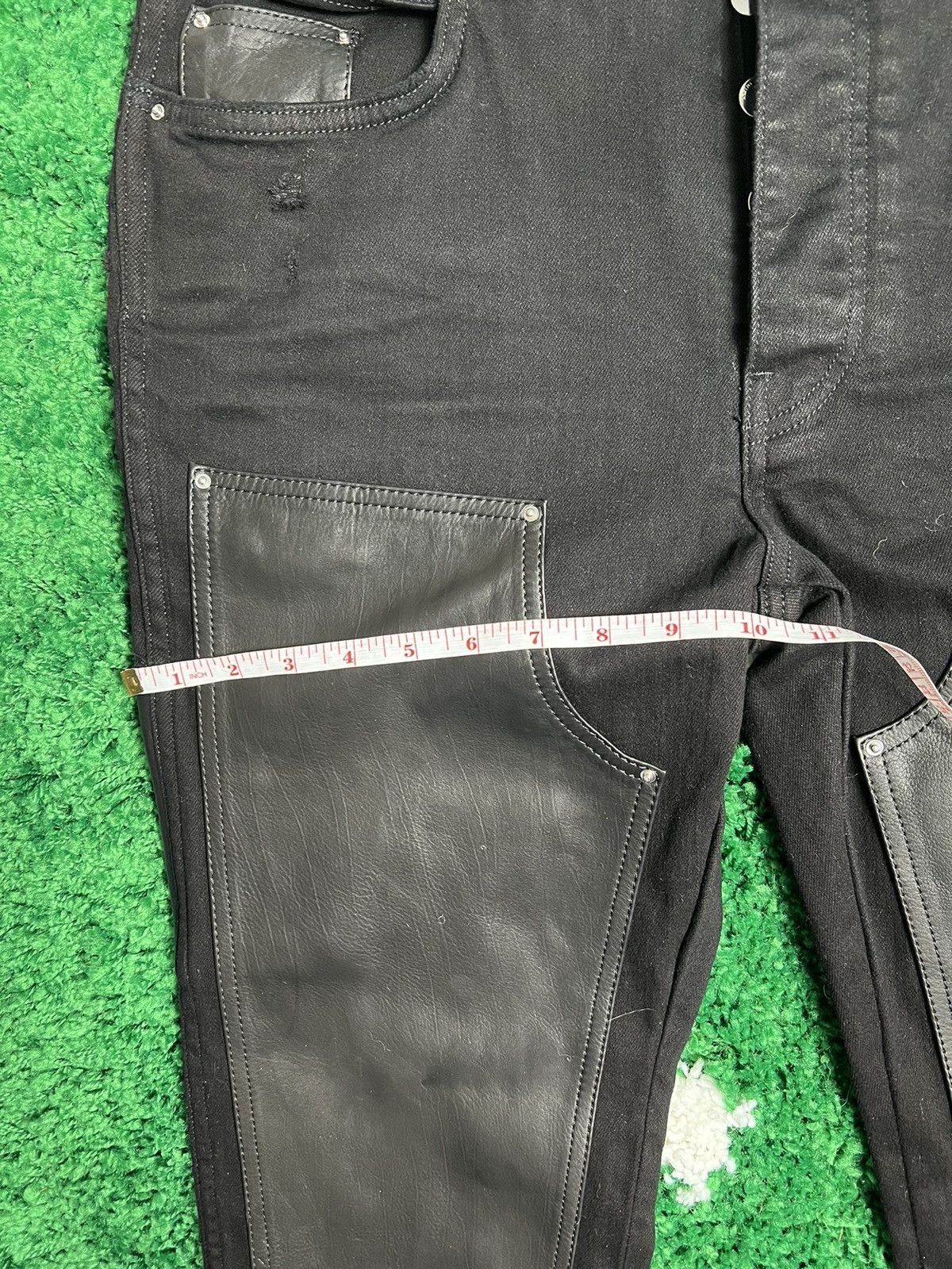Amiri Amiri Workman Leather Patch Jeans Size US 36 / EU 52 - 7 Thumbnail