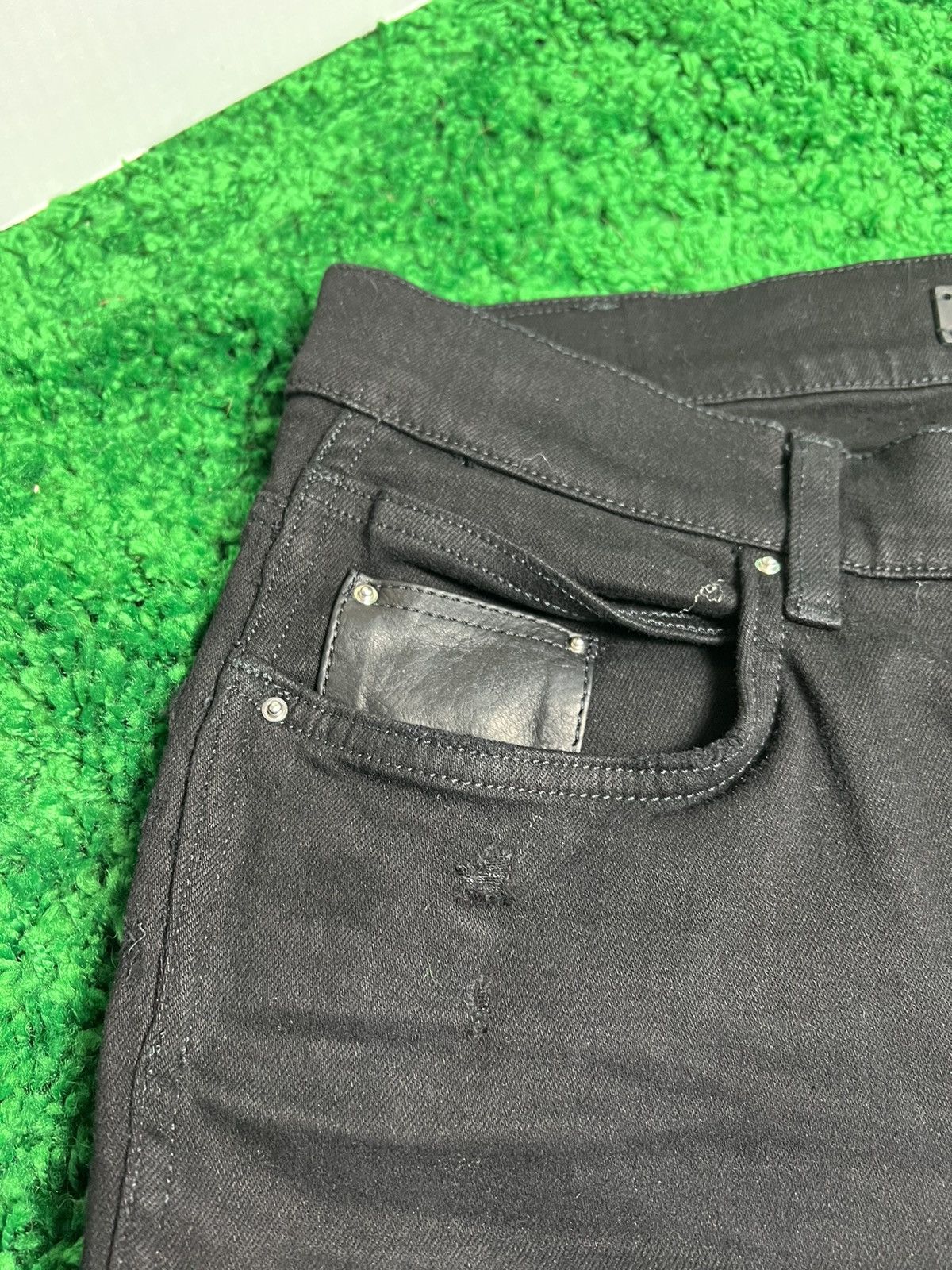 Amiri Amiri Workman Leather Patch Jeans Size US 36 / EU 52 - 5 Thumbnail
