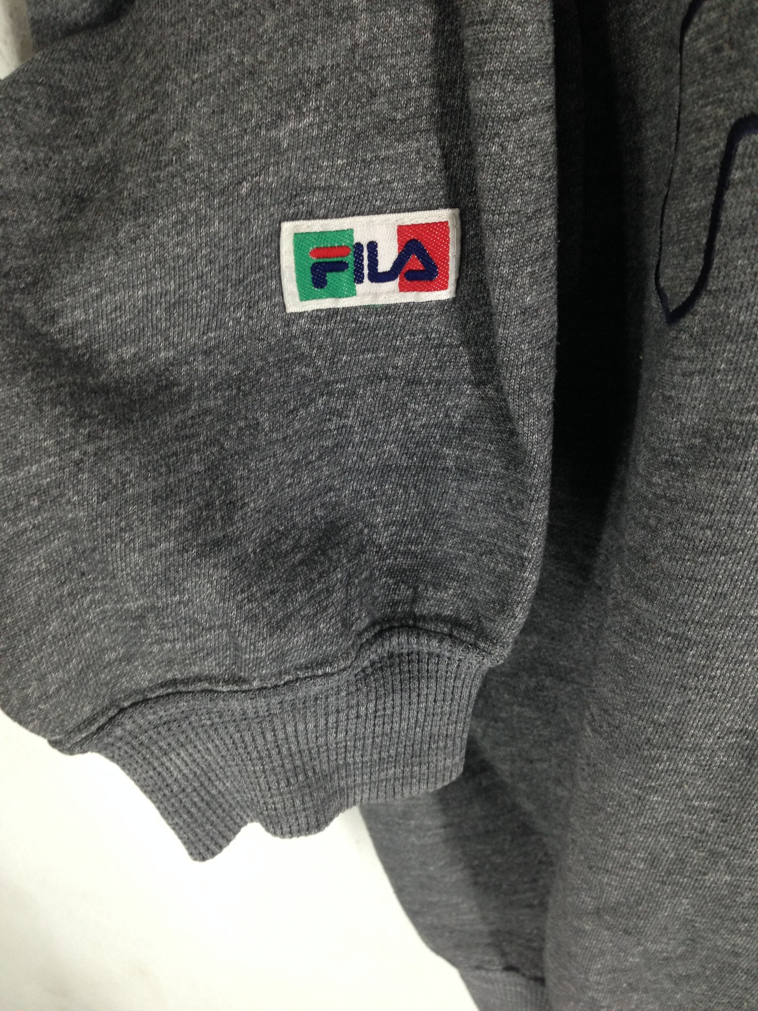Fila Fila Big Logo Pull Over Sport Sweatshirt Hip Hop Size US XL / EU 56 / 4 - 4 Thumbnail