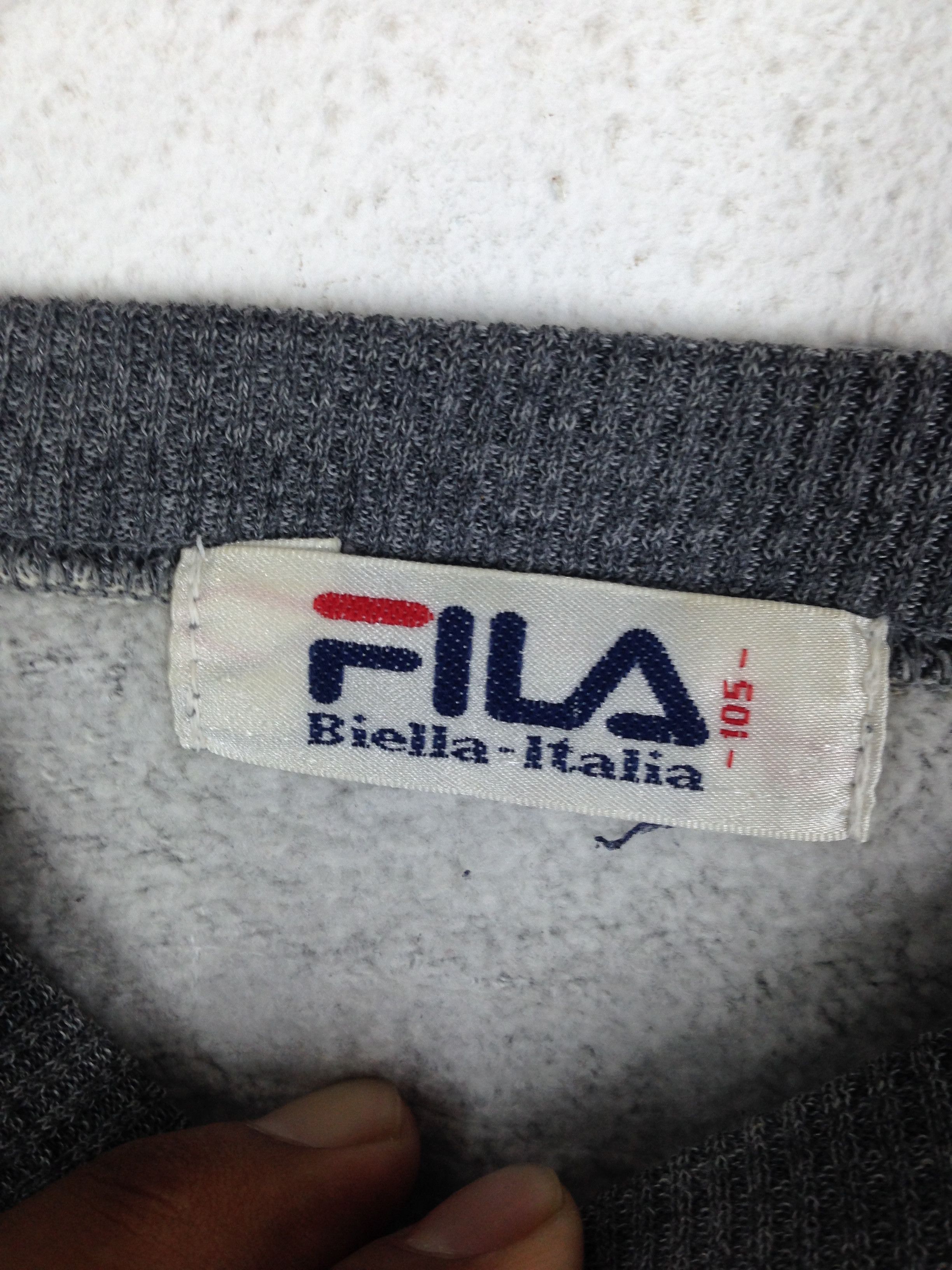 Fila Fila Big Logo Pull Over Sport Sweatshirt Hip Hop Size US XL / EU 56 / 4 - 3 Thumbnail