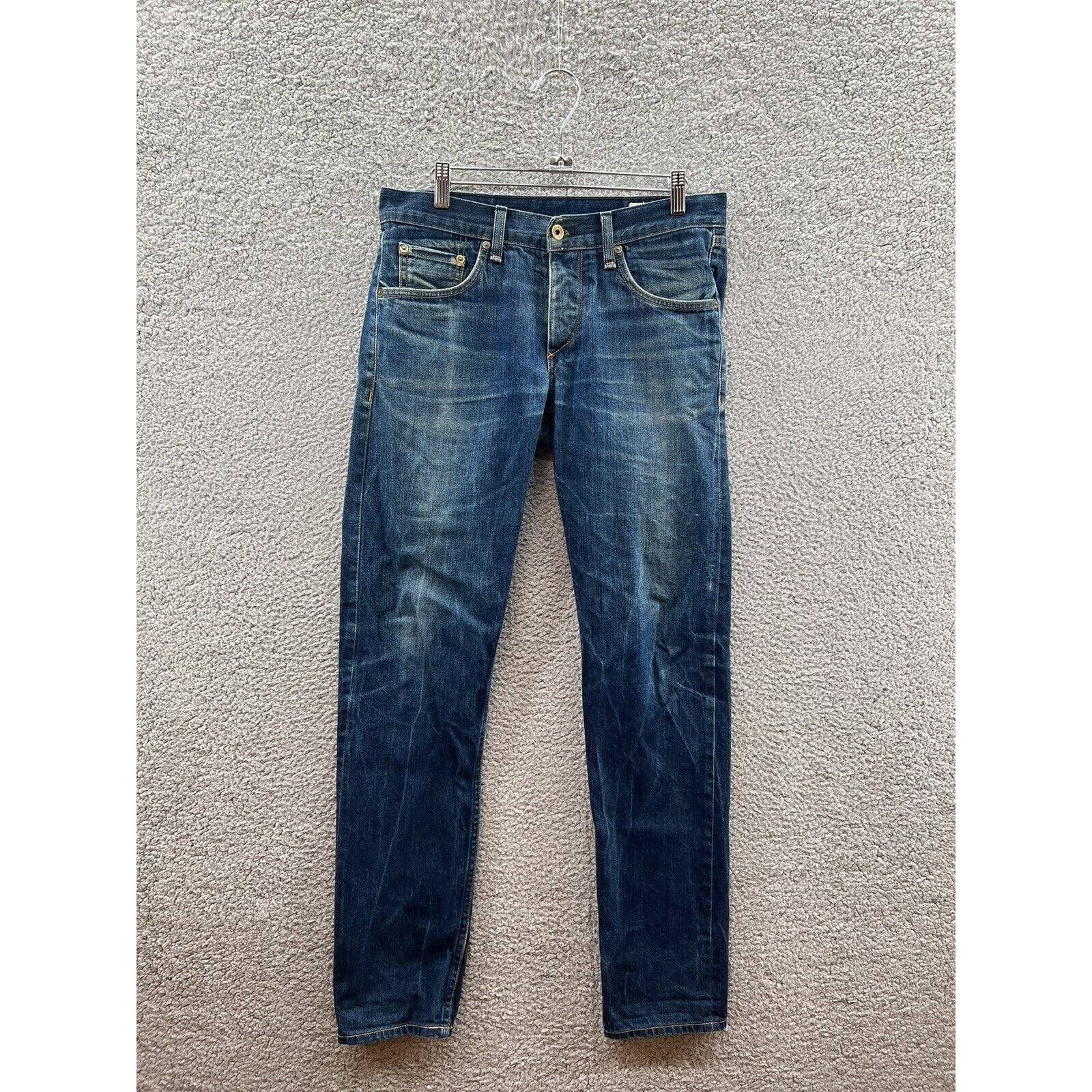 Rag Bone Standard Issue Slim Fit Leg Blue Jeans M1223C401 30