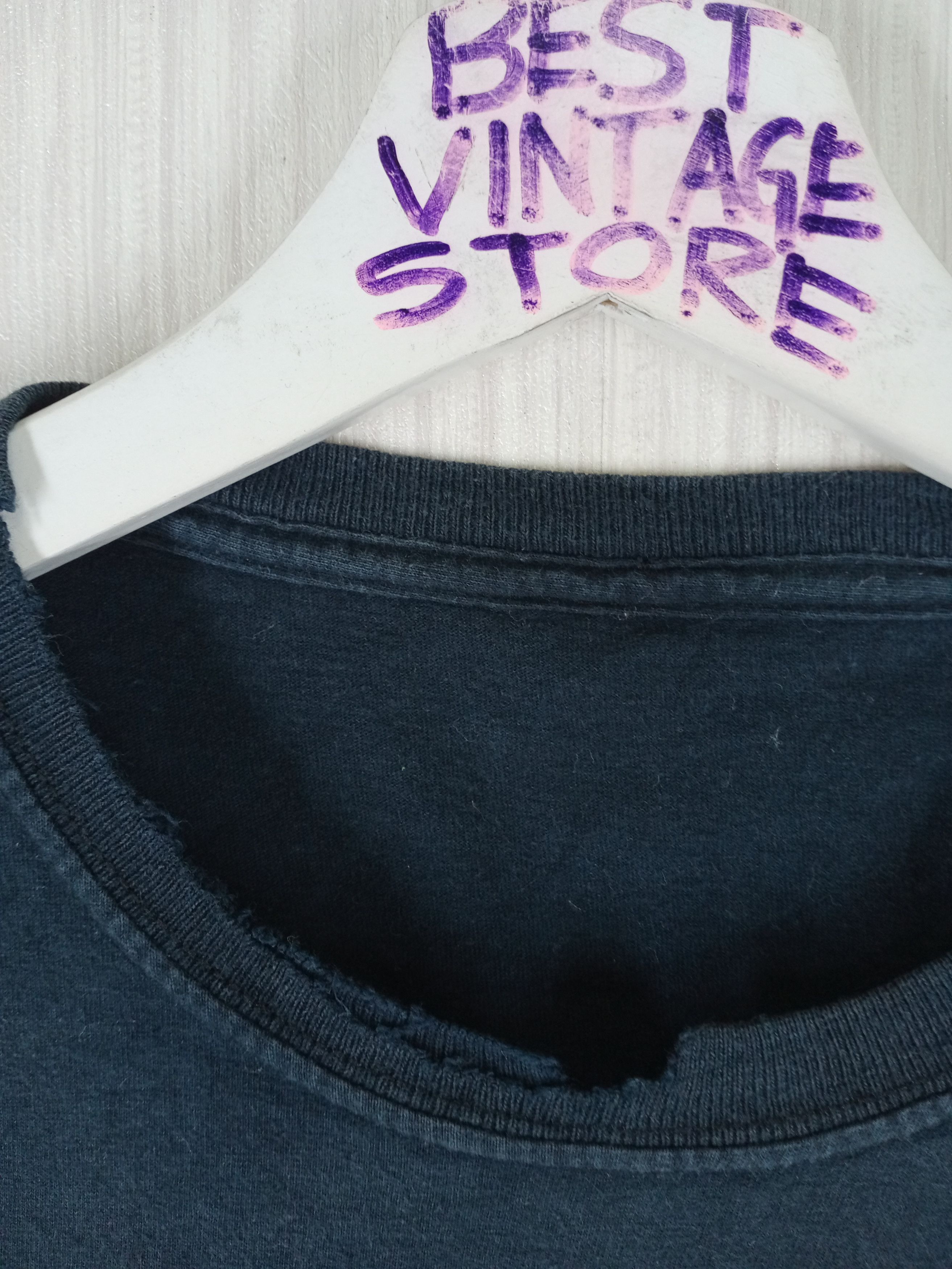 Vintage Vintage Purple Dragon Print - Black T-Shirt Size US M / EU 48-50 / 2 - 5 Thumbnail