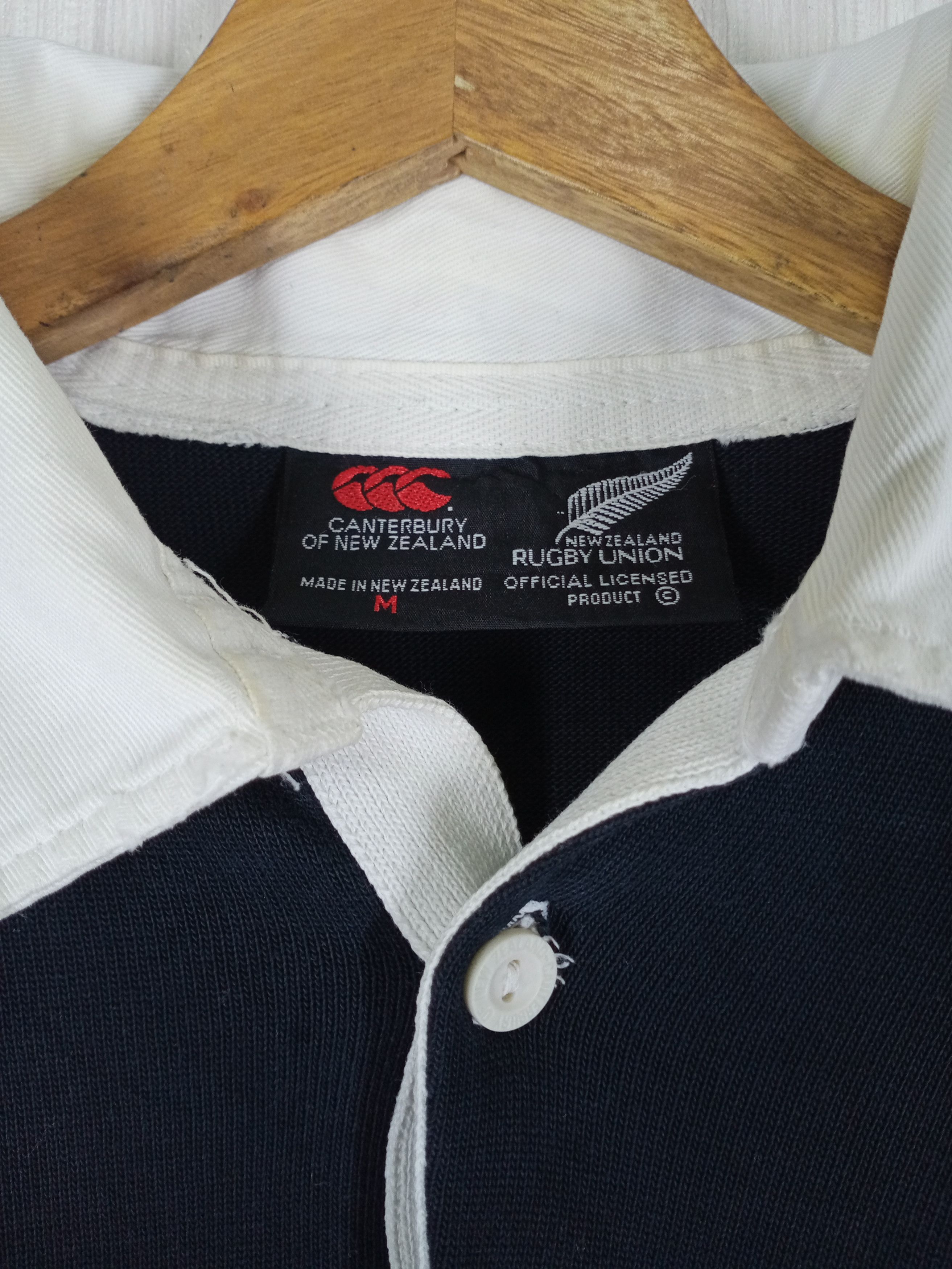 Canterbury of New Zealand Rare Vintage 90s Canterbury All Blacks Polos Rugby Shirt Size US M / EU 48-50 / 2 - 4 Thumbnail
