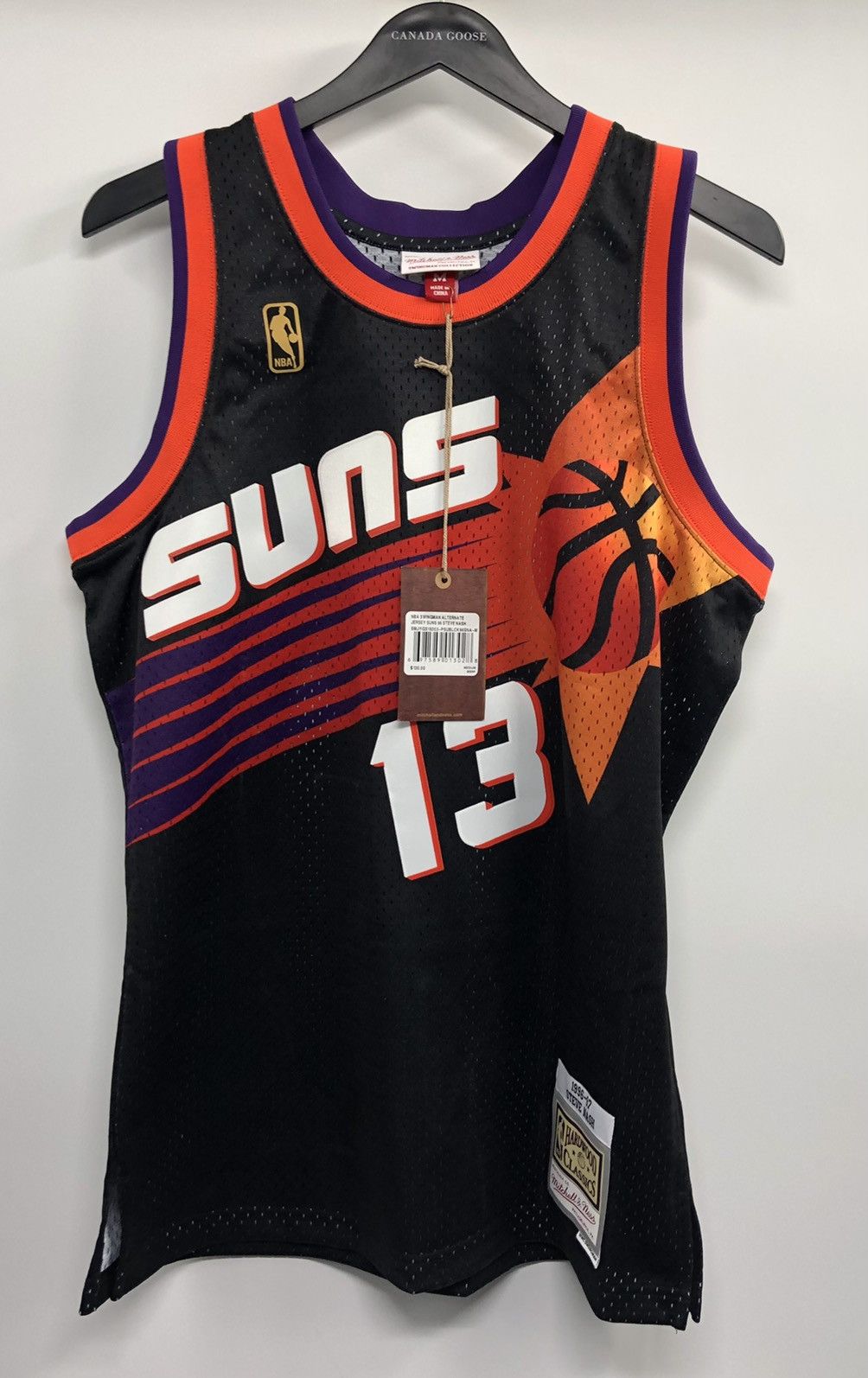 MITCHELL NESS X NBA MITCHELL AND NESS PHOENIX SUNS STEVE NASH BLACK JERSEY