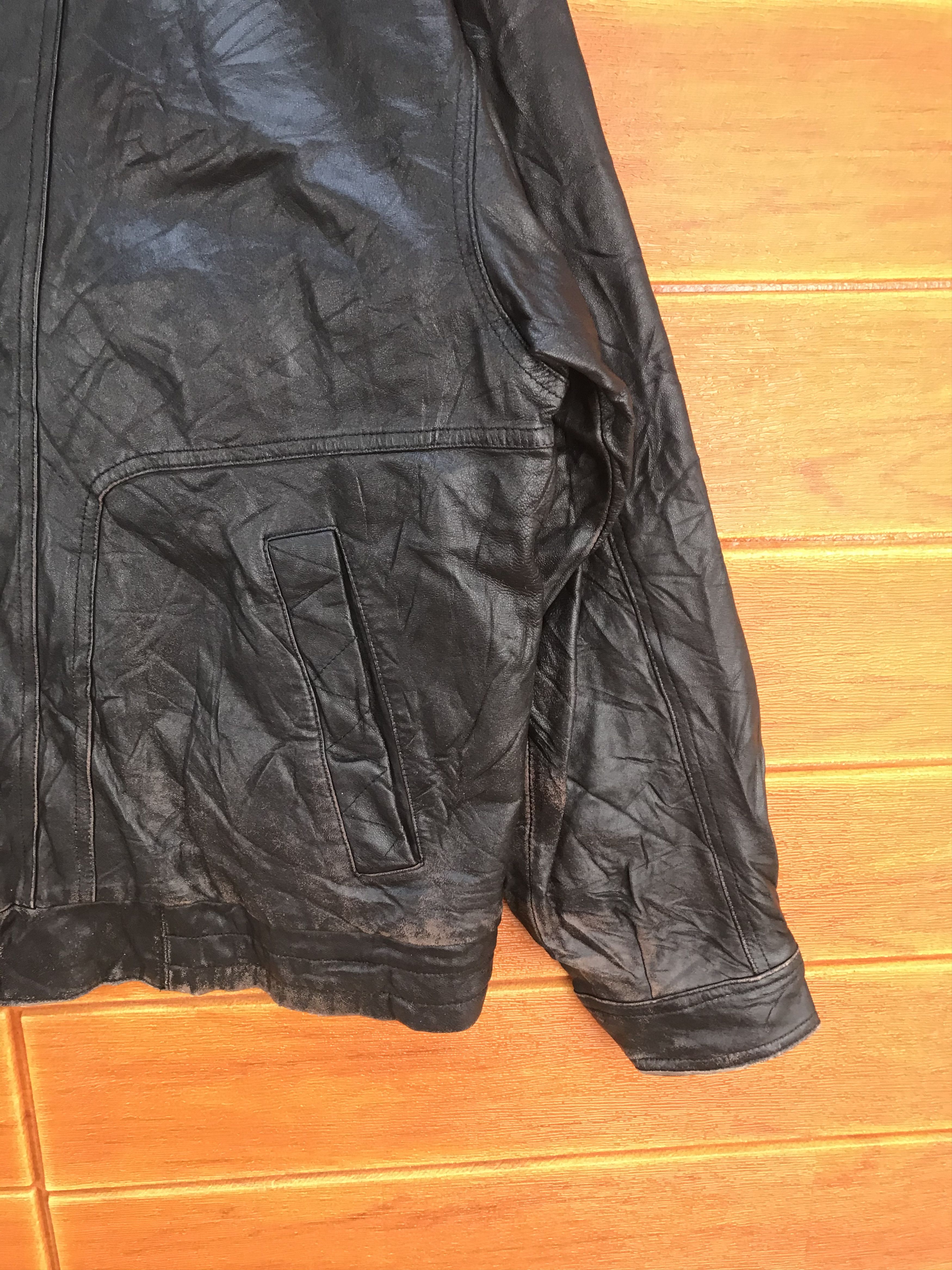 Valentino GIANNI VALENTINO ITALY Sport Leather Jacket Size US L / EU 52-54 / 3 - 6 Thumbnail