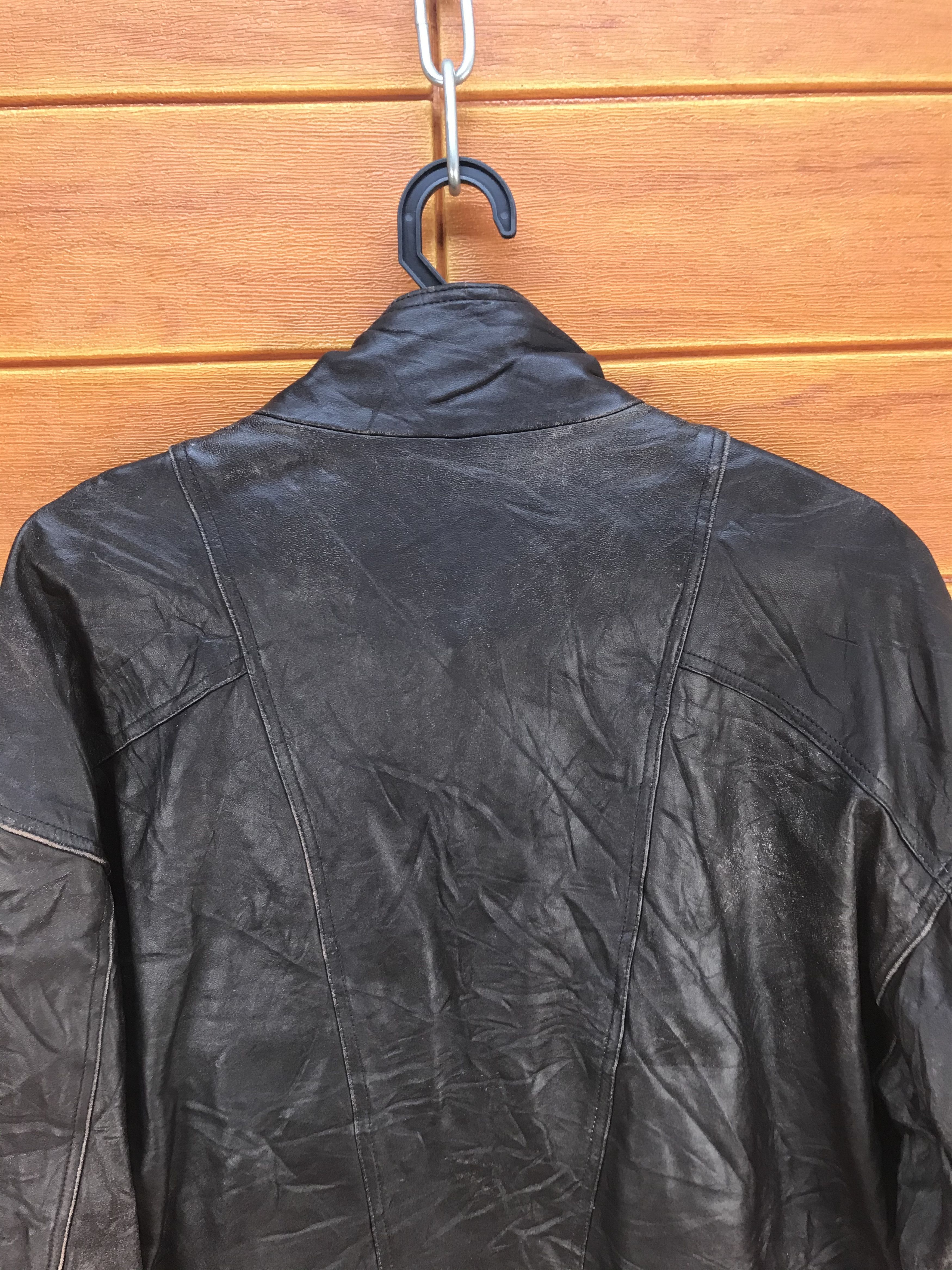 Valentino GIANNI VALENTINO ITALY Sport Leather Jacket Size US L / EU 52-54 / 3 - 12 Thumbnail