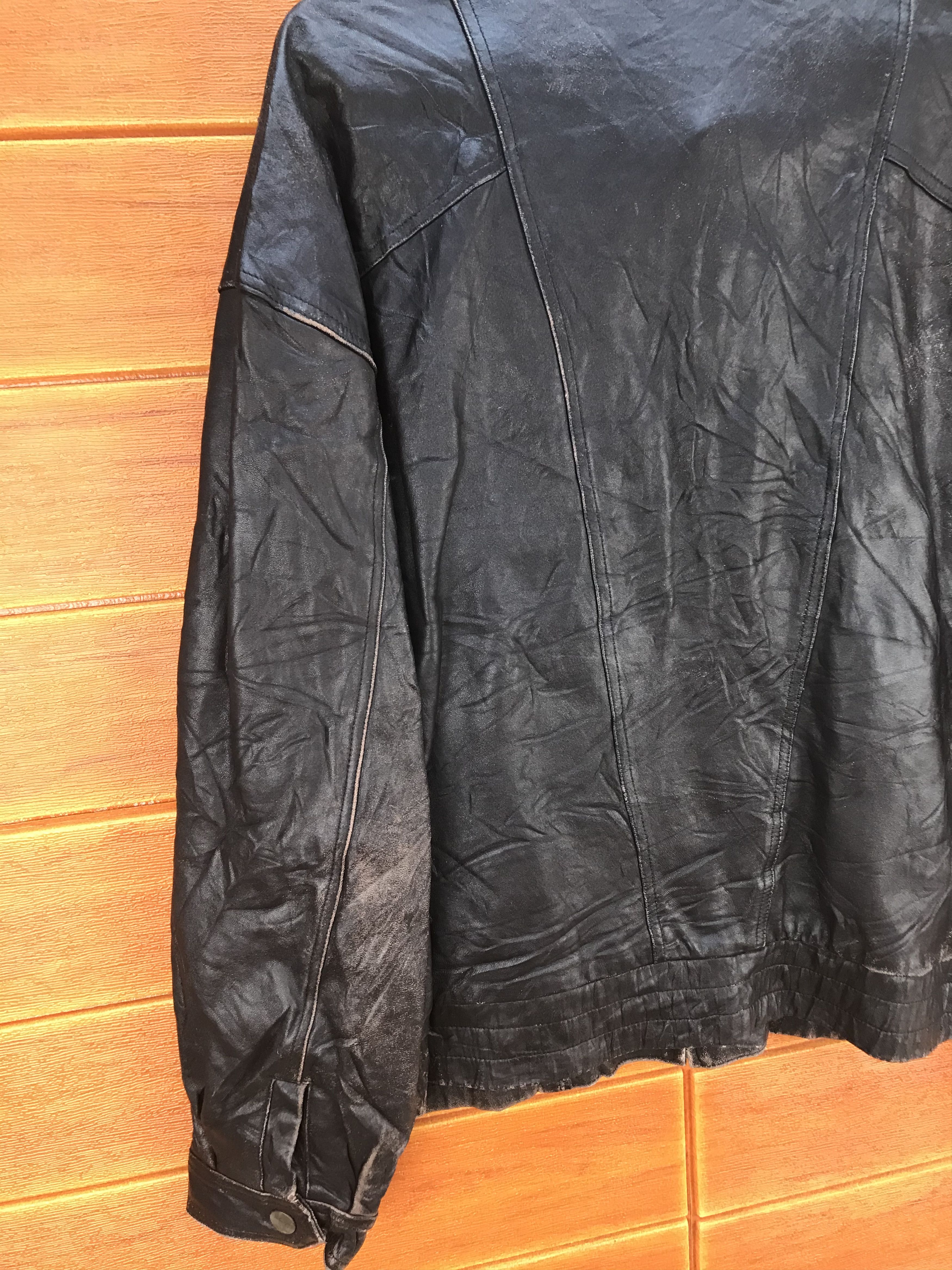 Valentino GIANNI VALENTINO ITALY Sport Leather Jacket Size US L / EU 52-54 / 3 - 10 Thumbnail