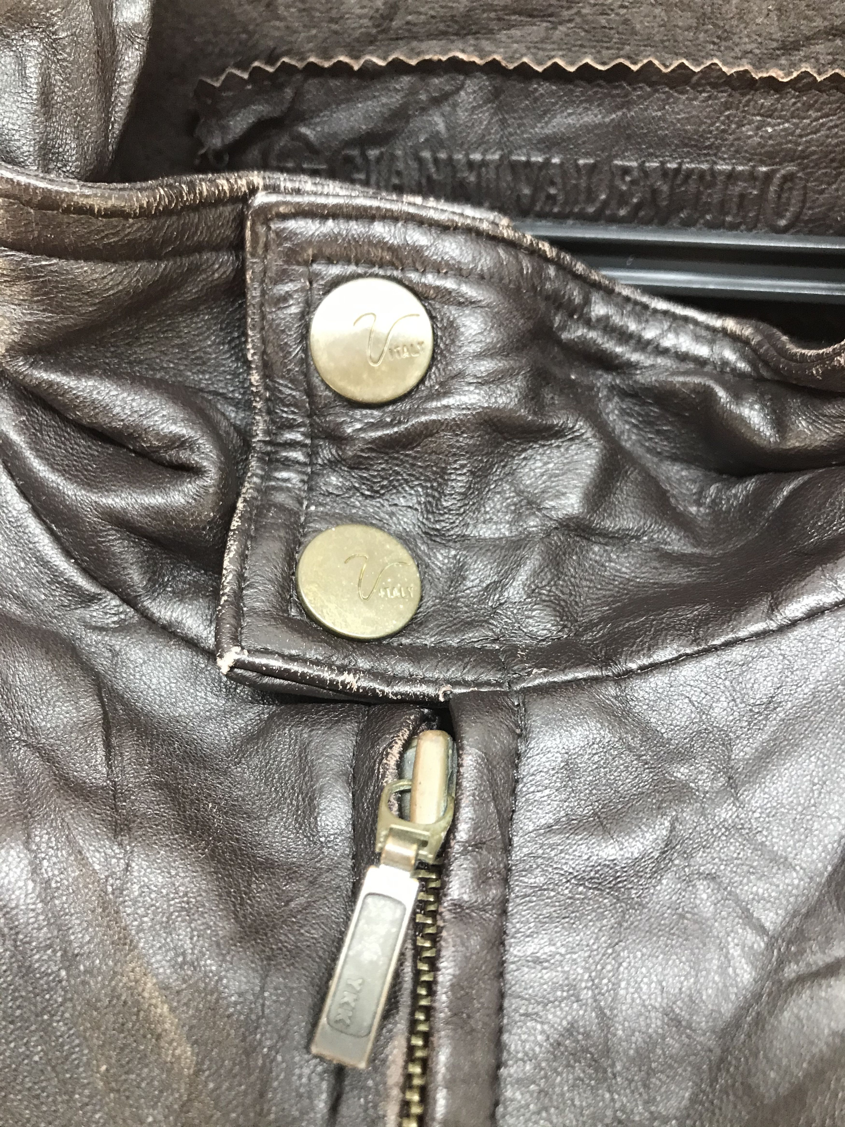 Valentino GIANNI VALENTINO ITALY Sport Leather Jacket Size US L / EU 52-54 / 3 - 13 Thumbnail