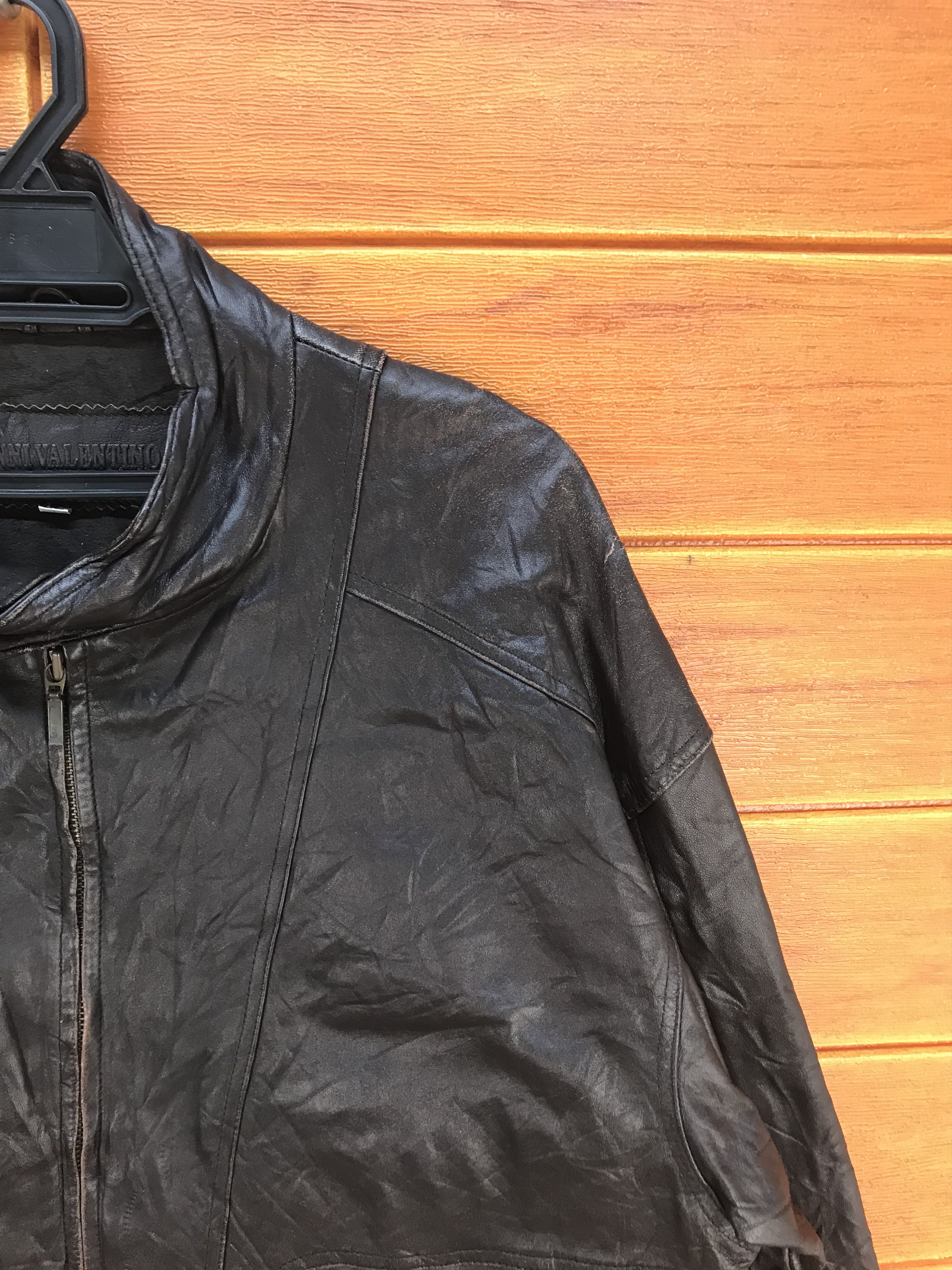 Valentino GIANNI VALENTINO ITALY Sport Leather Jacket Size US L / EU 52-54 / 3 - 5 Thumbnail