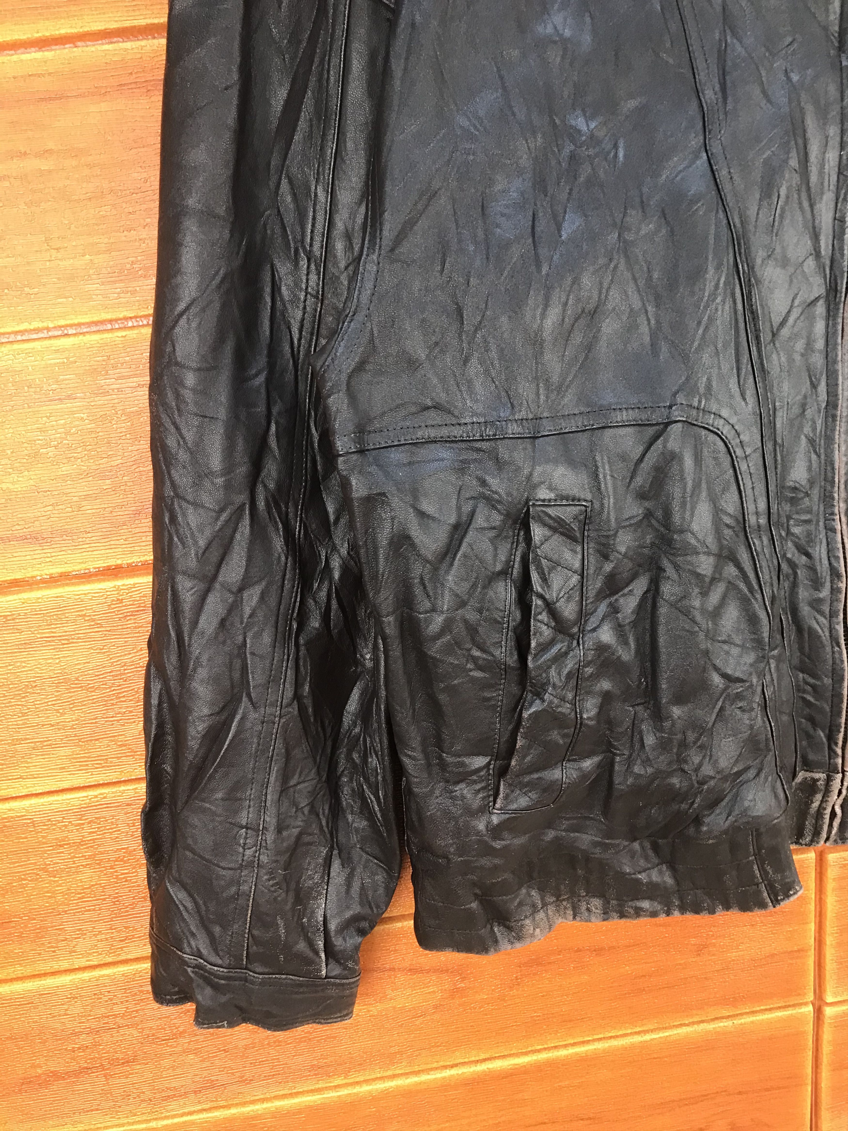 Valentino GIANNI VALENTINO ITALY Sport Leather Jacket Size US L / EU 52-54 / 3 - 7 Thumbnail