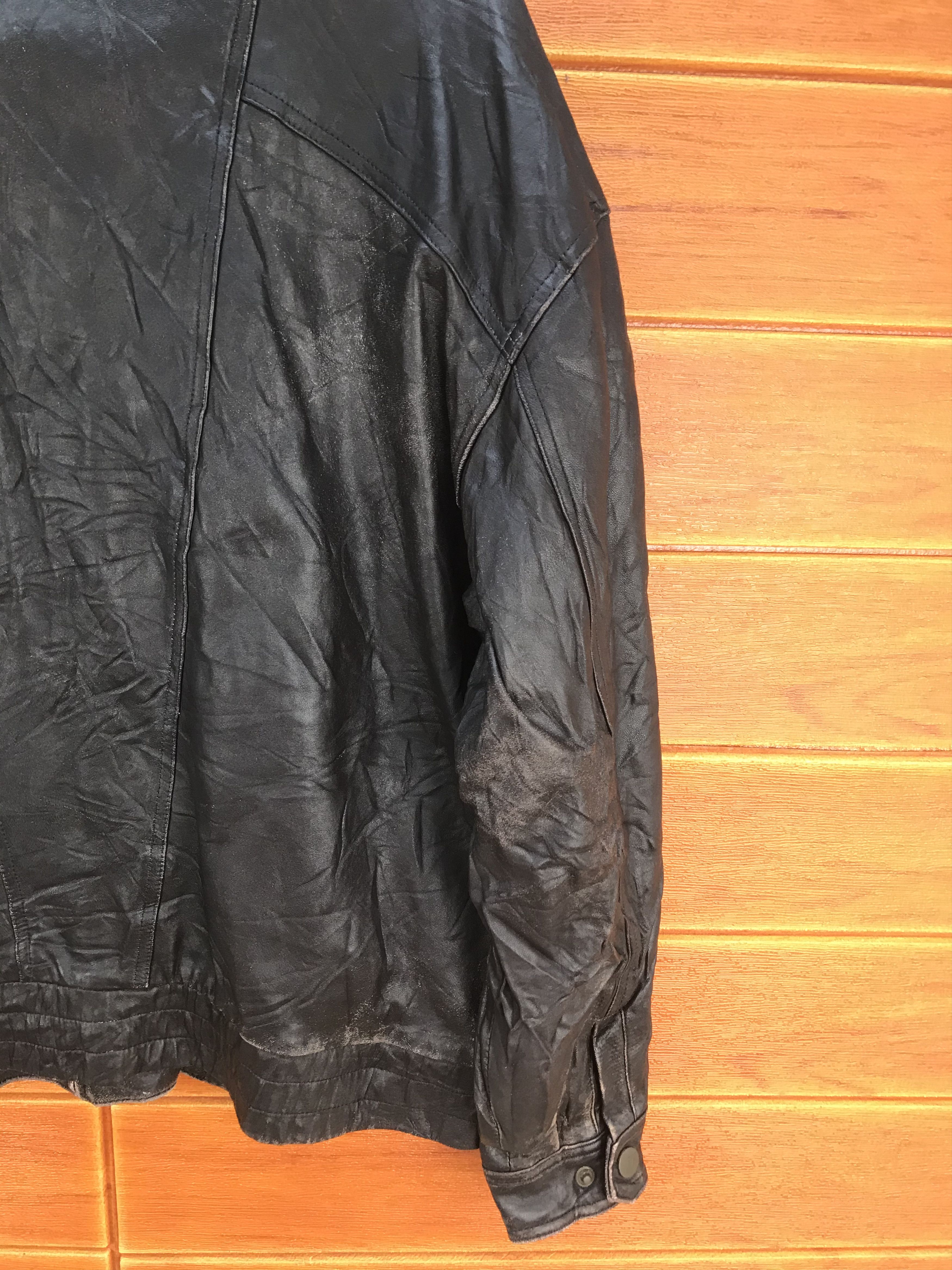 Valentino GIANNI VALENTINO ITALY Sport Leather Jacket Size US L / EU 52-54 / 3 - 11 Thumbnail
