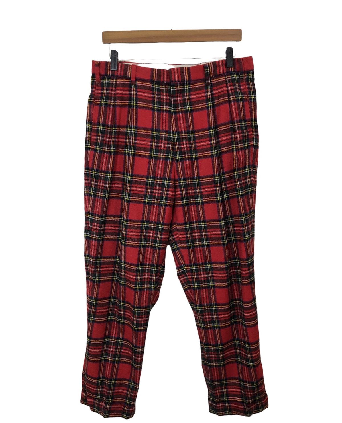 Seditionaries Japanese Brand A Henry Seditionaries Plaid Tartan Pant Size US 34 / EU 50 - 1 Thumbnail