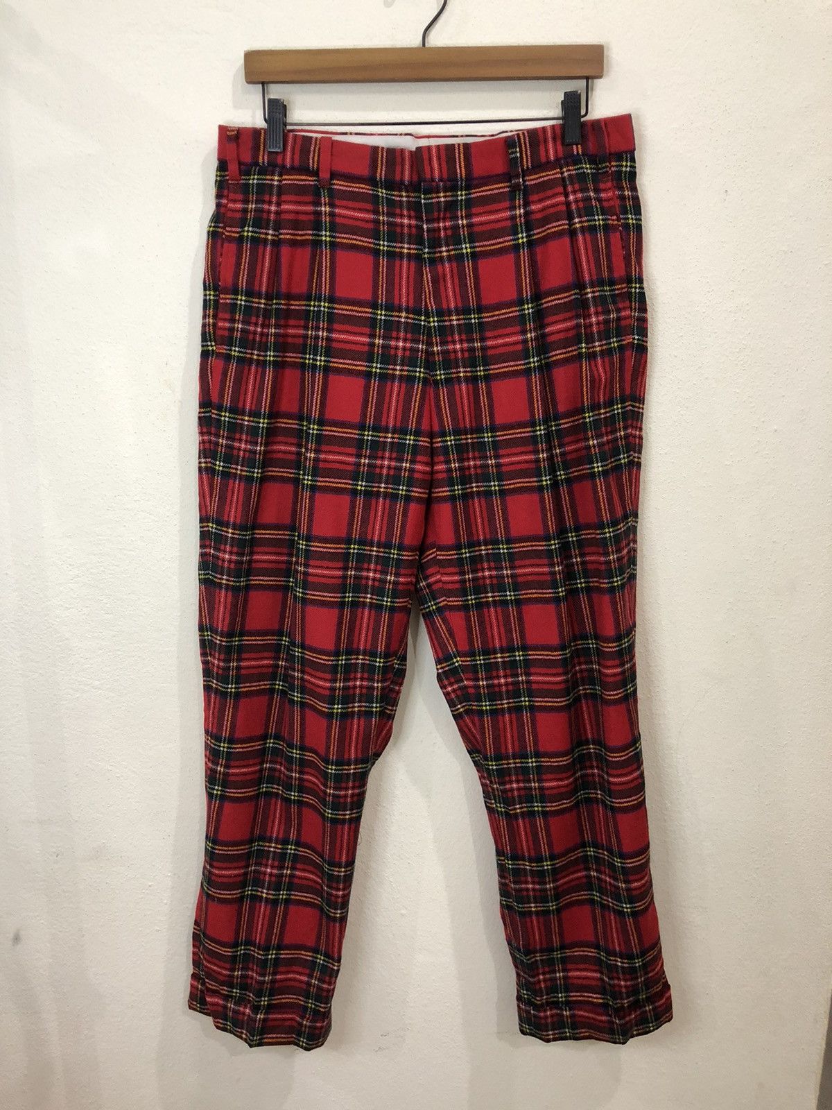 Seditionaries Japanese Brand A Henry Seditionaries Plaid Tartan Pant Size US 34 / EU 50 - 2 Thumbnail