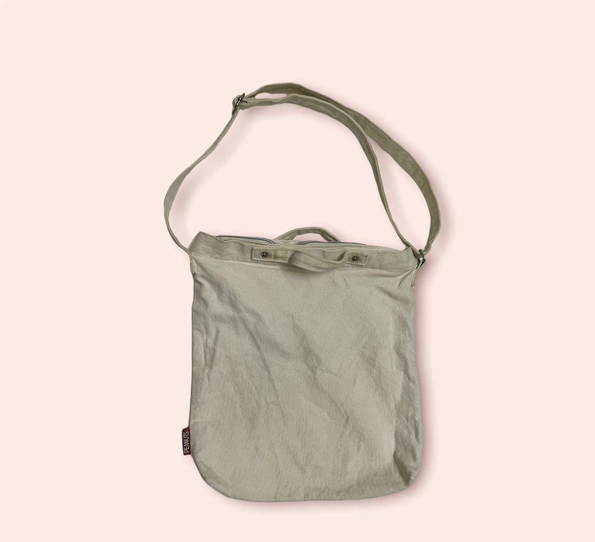 Peanuts × Vintage VINTAGE SNOOPY PEANUTS 2 WAY CROSSBODY TOTE BAG Size ONE SIZE - 7 Thumbnail