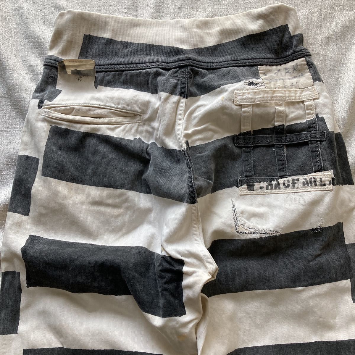 Kapital Kapital Kountry redux HBT Prisoner Painted Pants Size US 33 - 7 Thumbnail