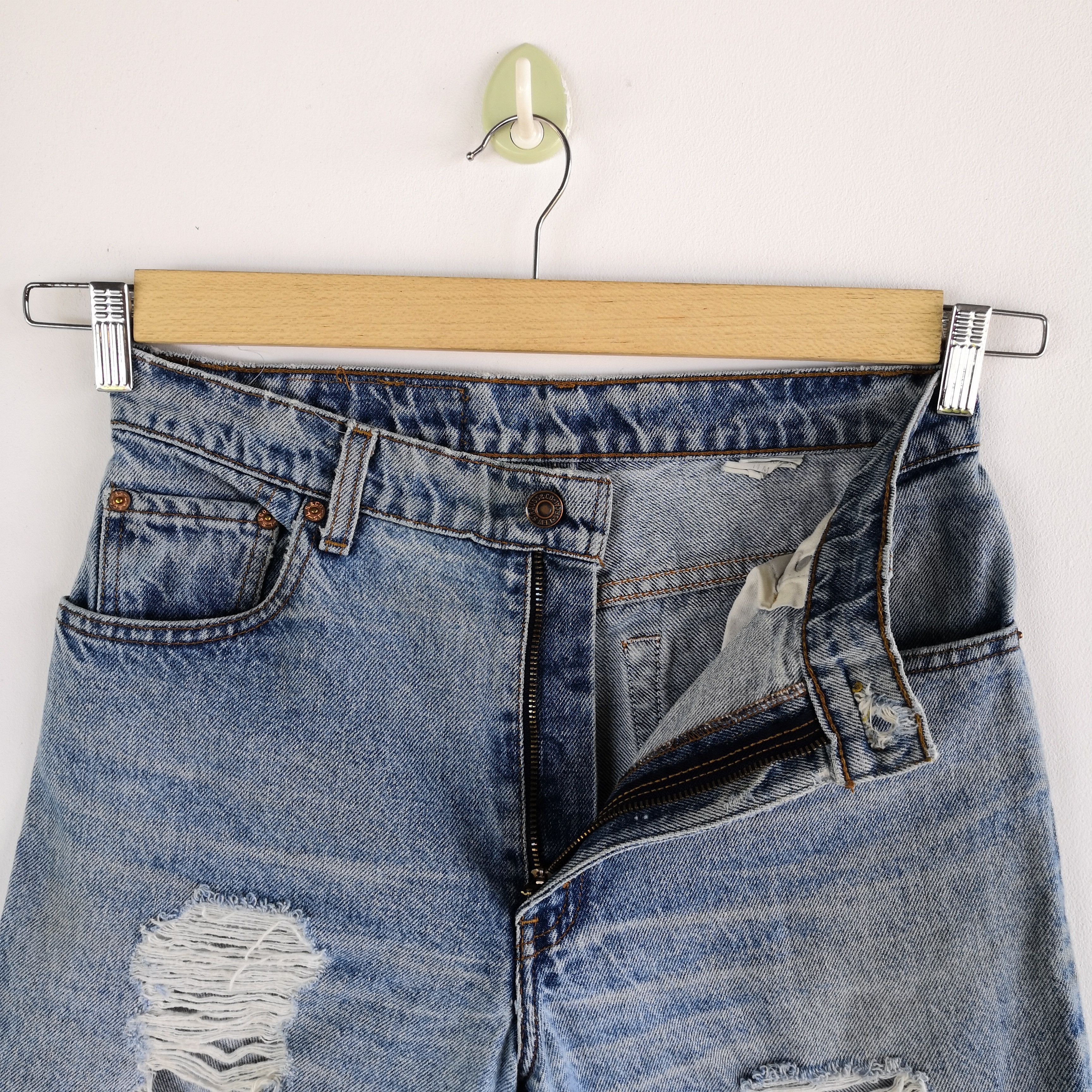 Levi's Vintage Distressed Levis Jeans X Buffalo Denim Pants Size 28" / US 6 / IT 42 - 9 Thumbnail