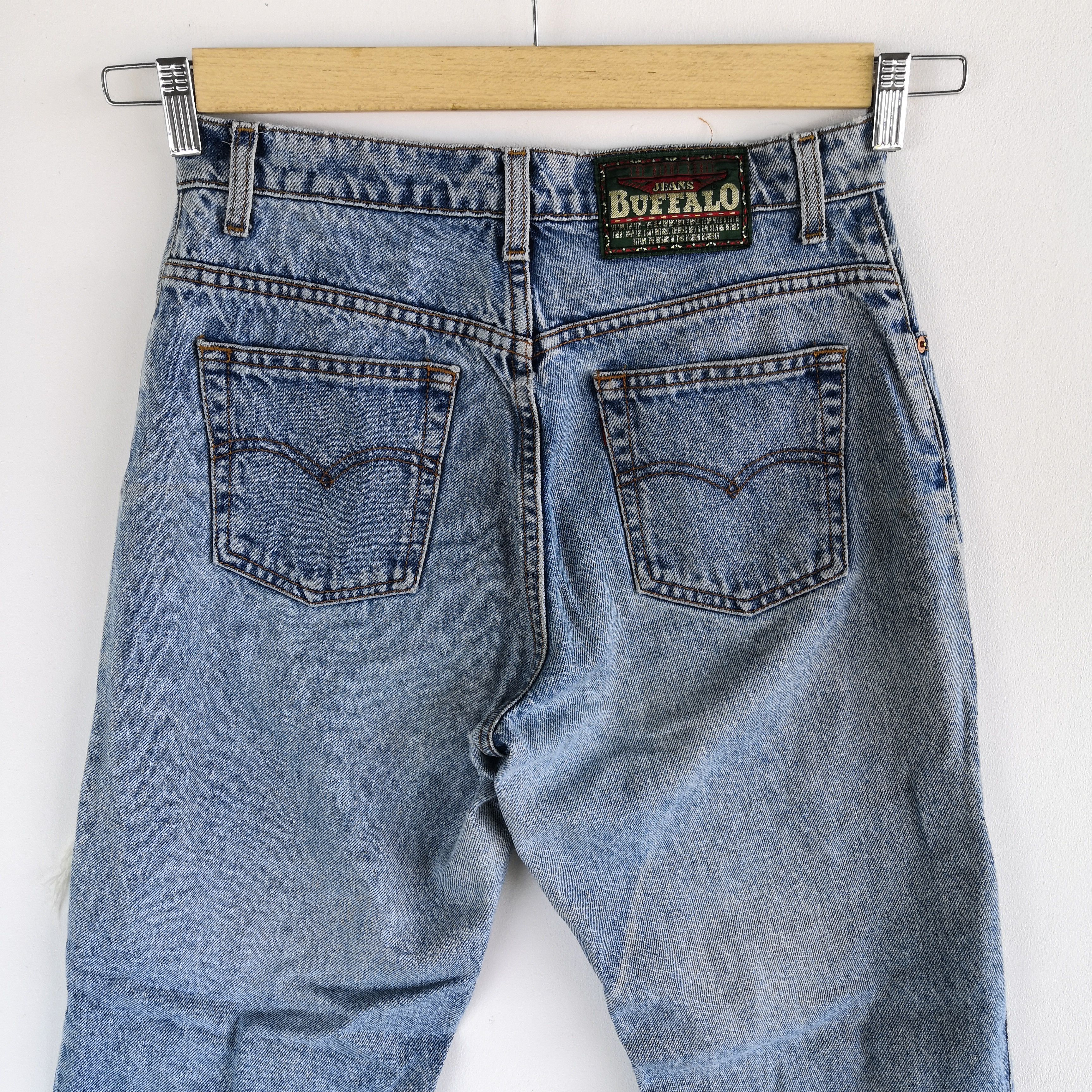 Levi's Vintage Distressed Levis Jeans X Buffalo Denim Pants Size 28" / US 6 / IT 42 - 7 Thumbnail