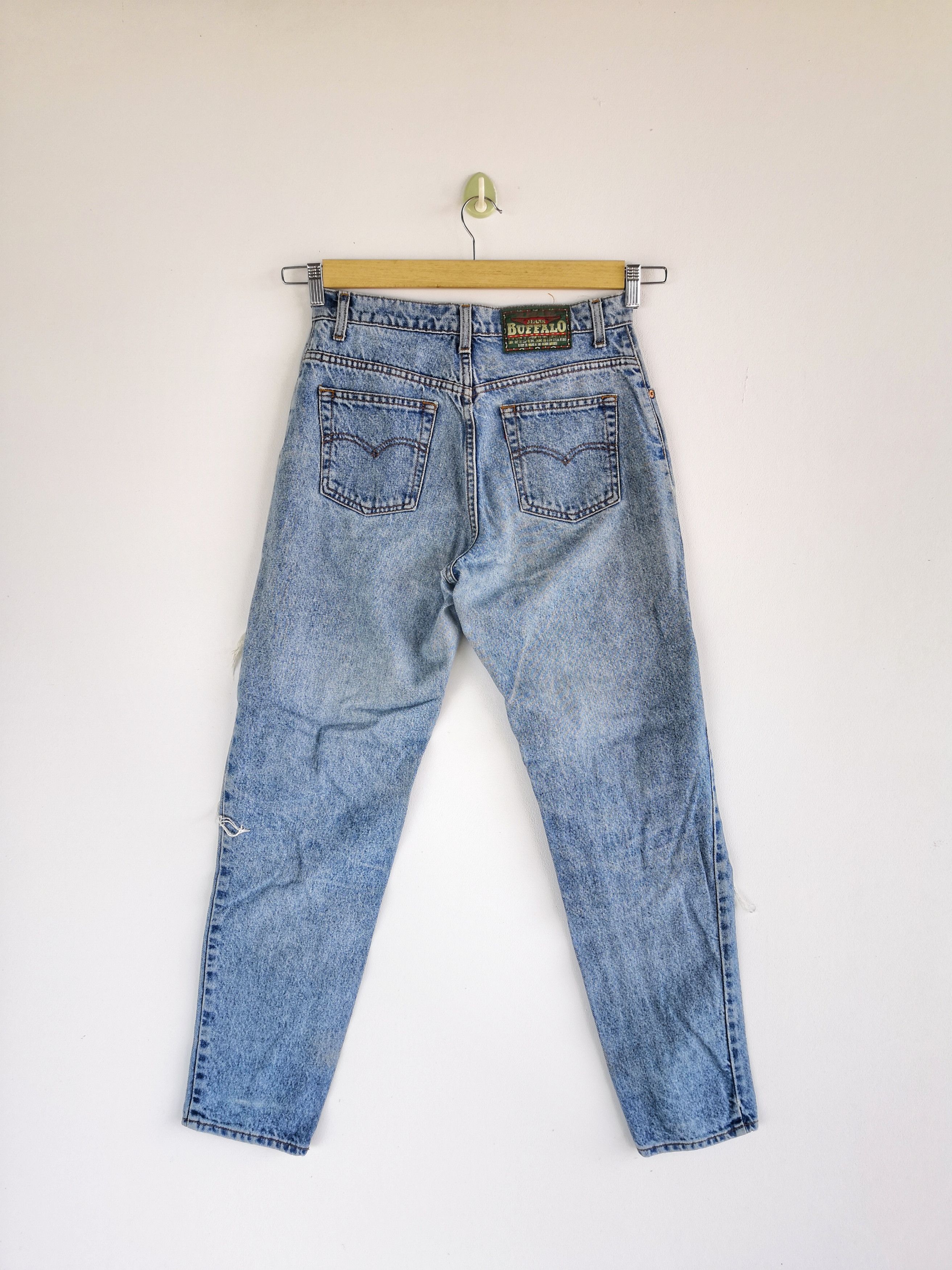Levi's Vintage Distressed Levis Jeans X Buffalo Denim Pants Size 28" / US 6 / IT 42 - 2 Thumbnail