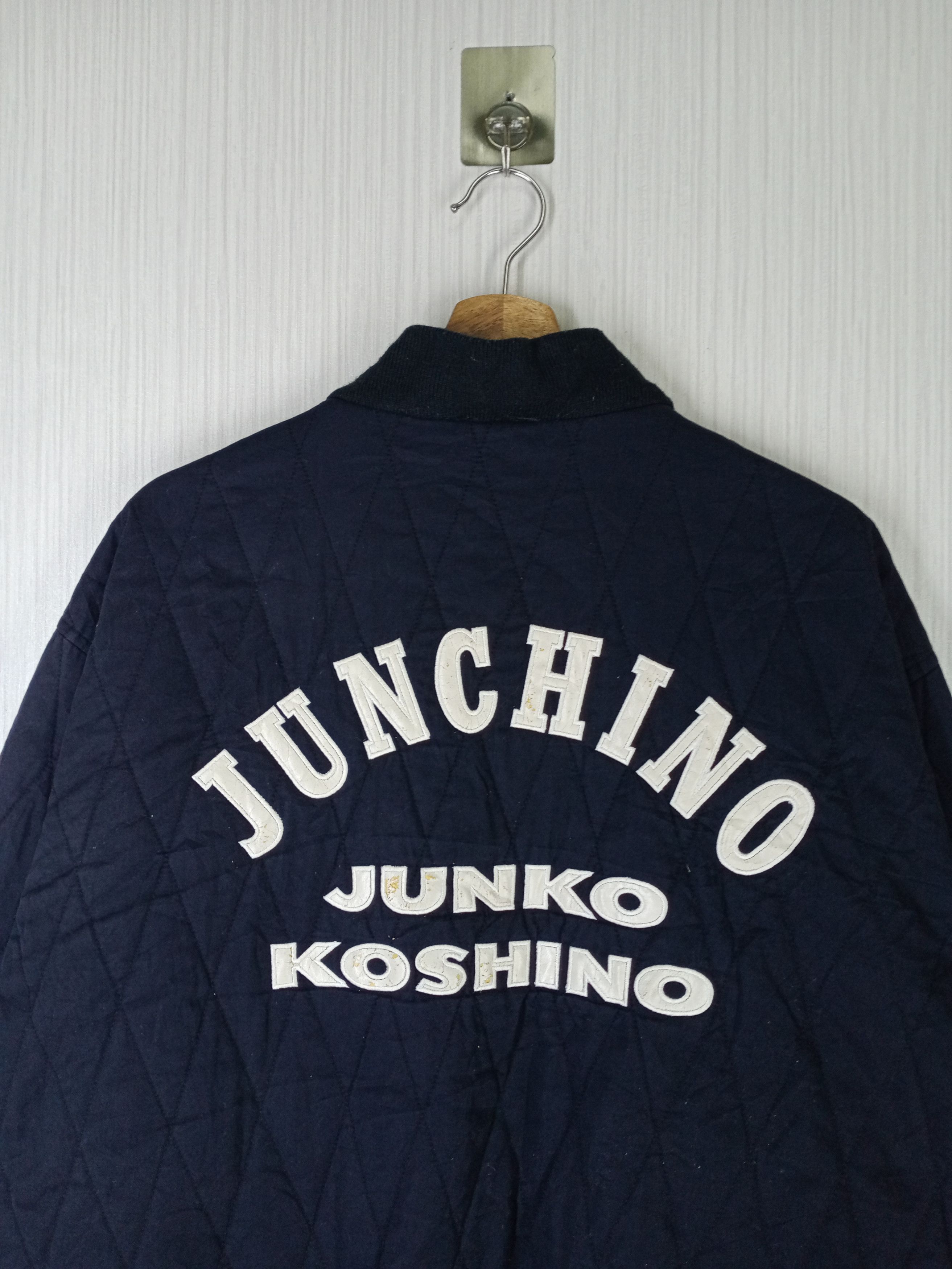 Mr. Junko Rare Vintage Junko Koshino Quilted Bomber Jacket Size US L / EU 52-54 / 3 - 3 Thumbnail