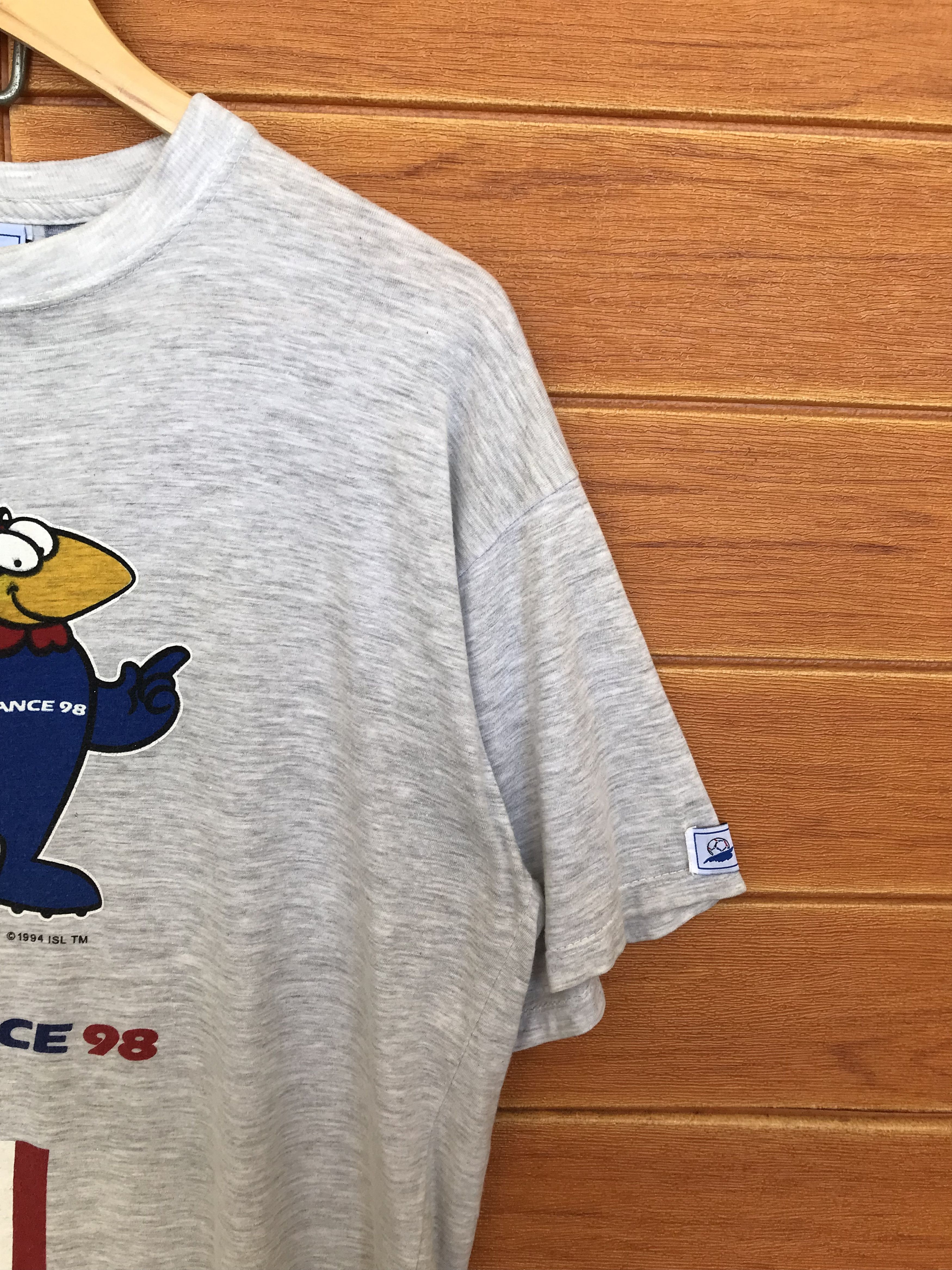 Vintage Vintage 1998 FIFA World Cup France T-Shirt Size US L / EU 52-54 / 3 - 6 Thumbnail